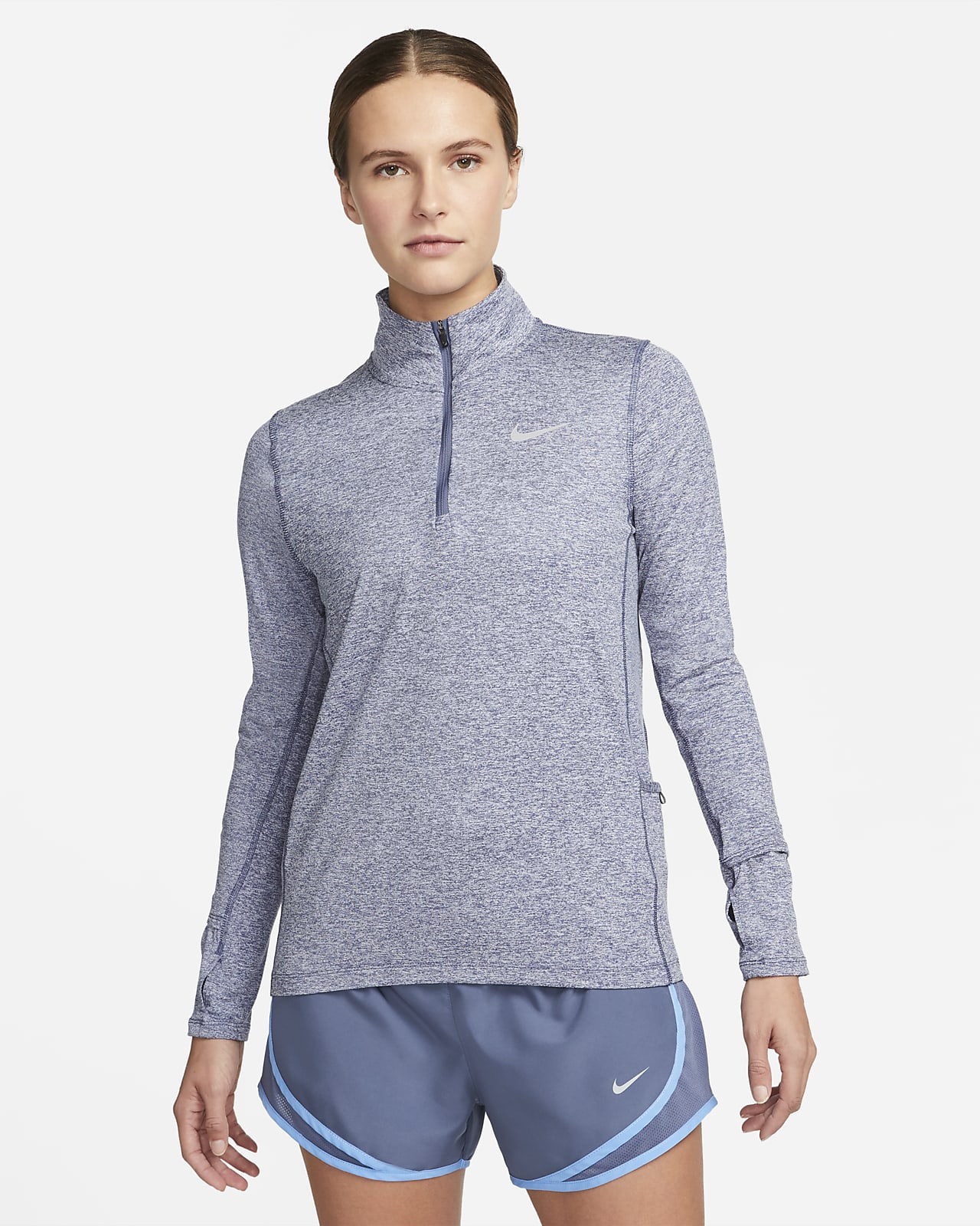 Haut de running demi-zippé Nike pour Femme