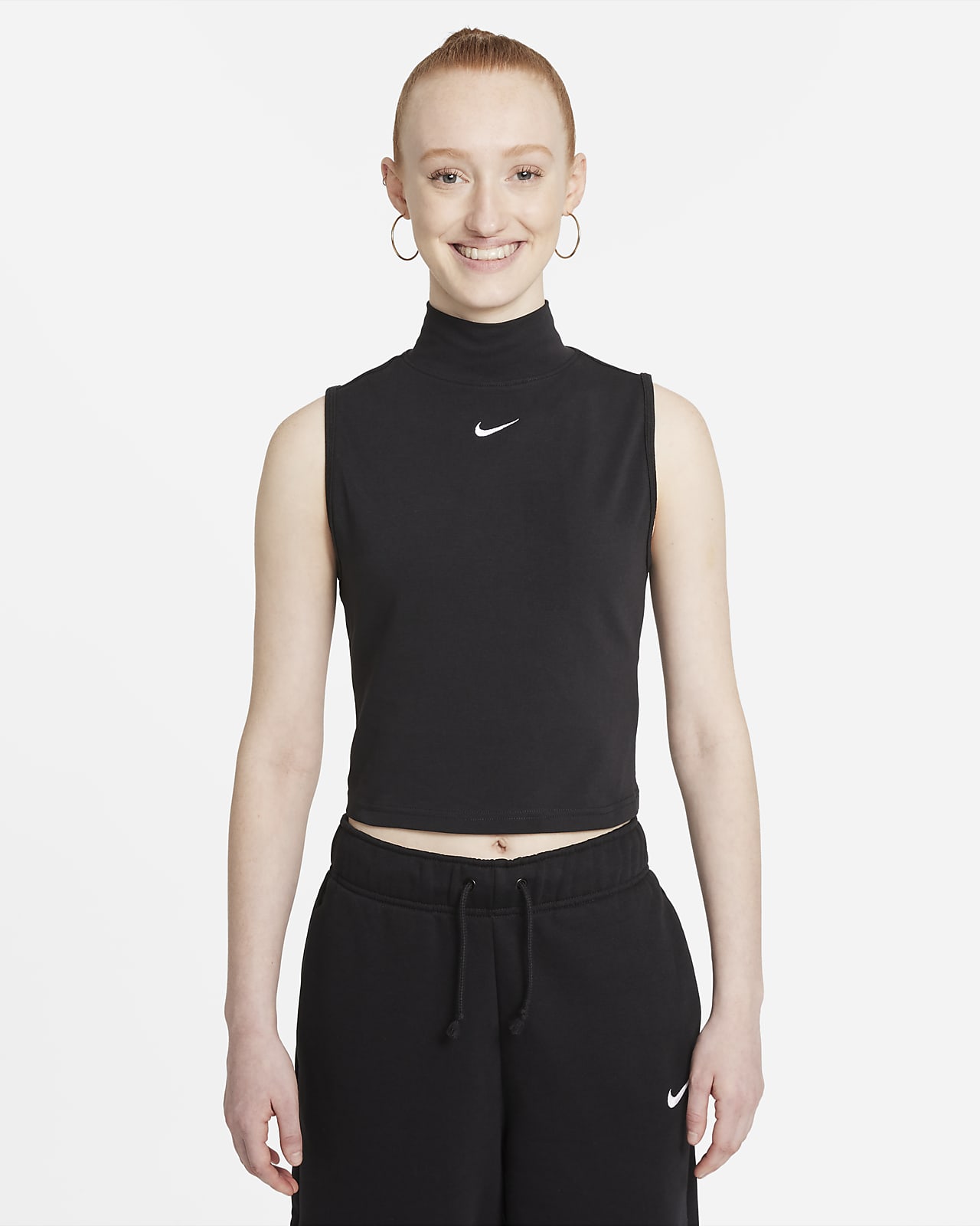 Top senza maniche con collo a lupetto Nike Sportswear Collection Essentials  - Donna. Nike IT