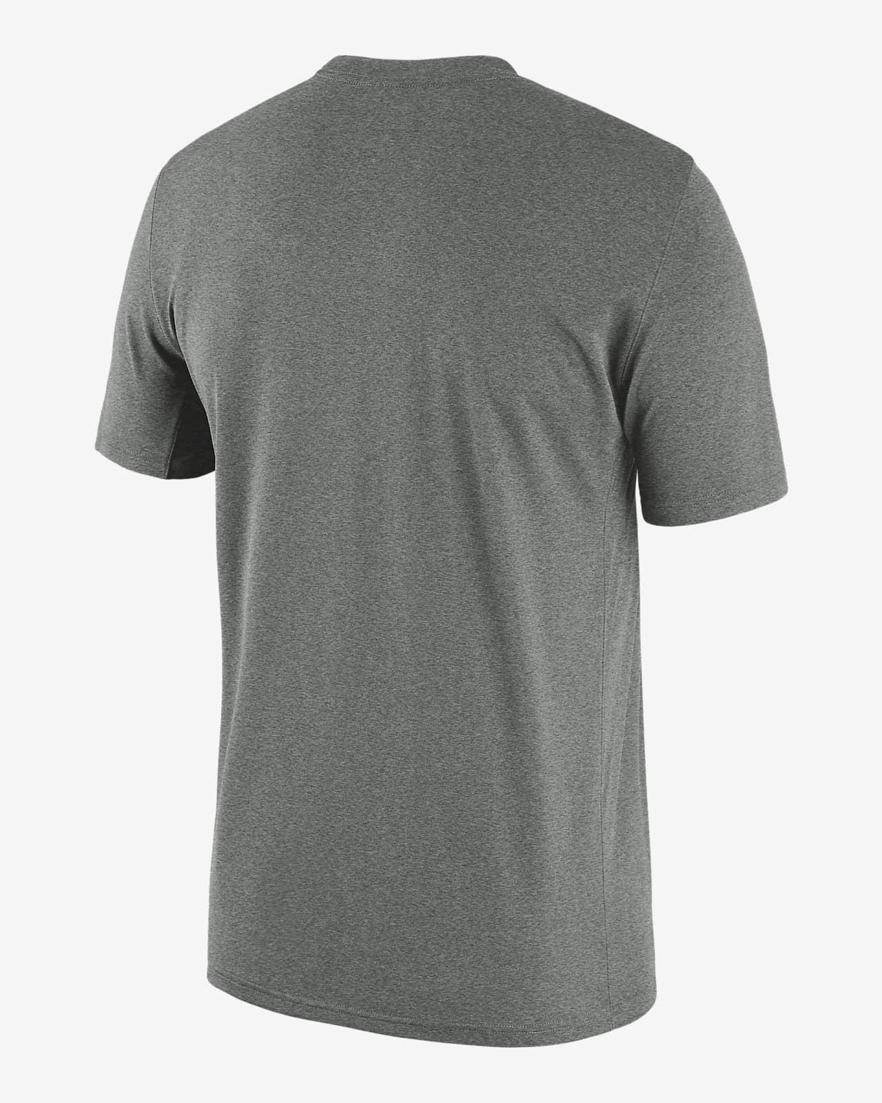 Nike Men's Los Angeles Lakers Grey Practice T-Shirt, Medium, Gray