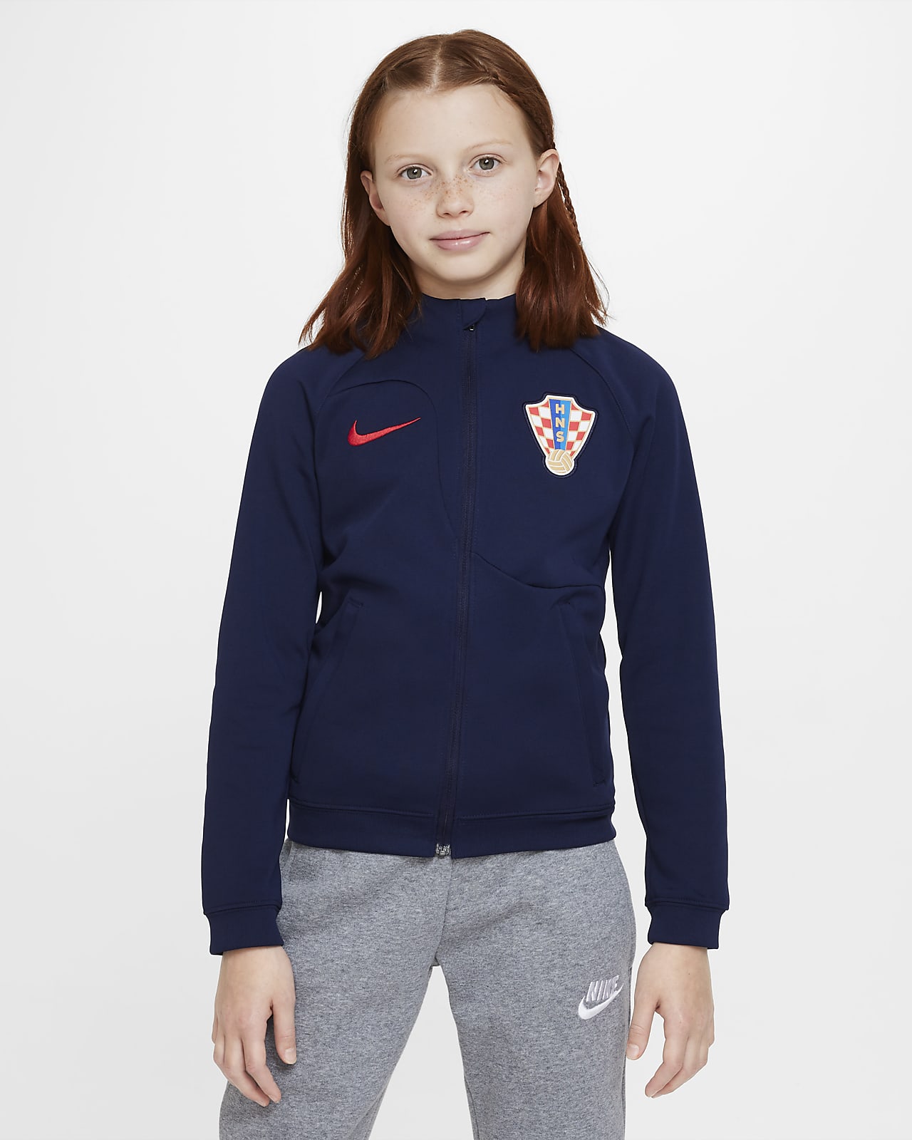 Croatia Academy Older Kids' Nike Football Jacket. LU
