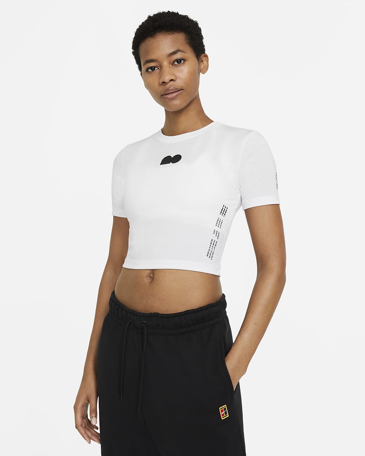 Cropped Tennis T-Shirt. Nike ID