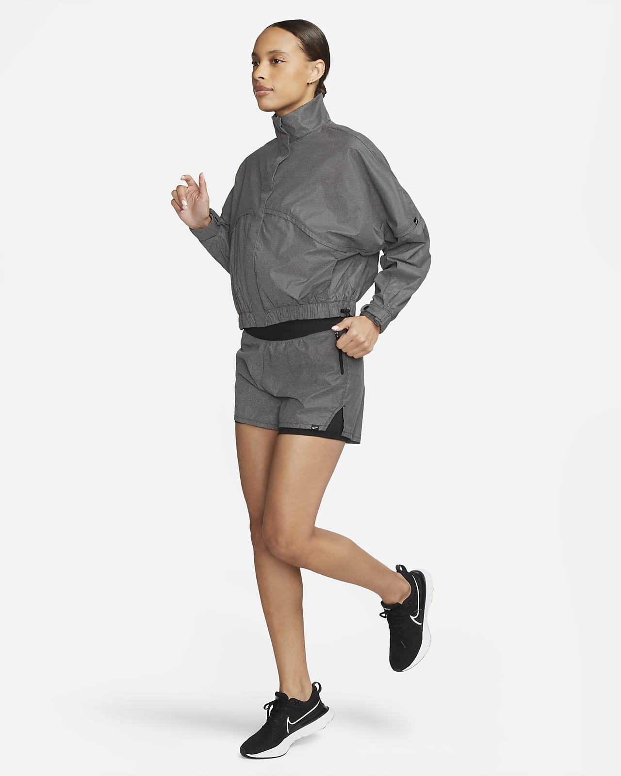 Nike reflective jacket online running