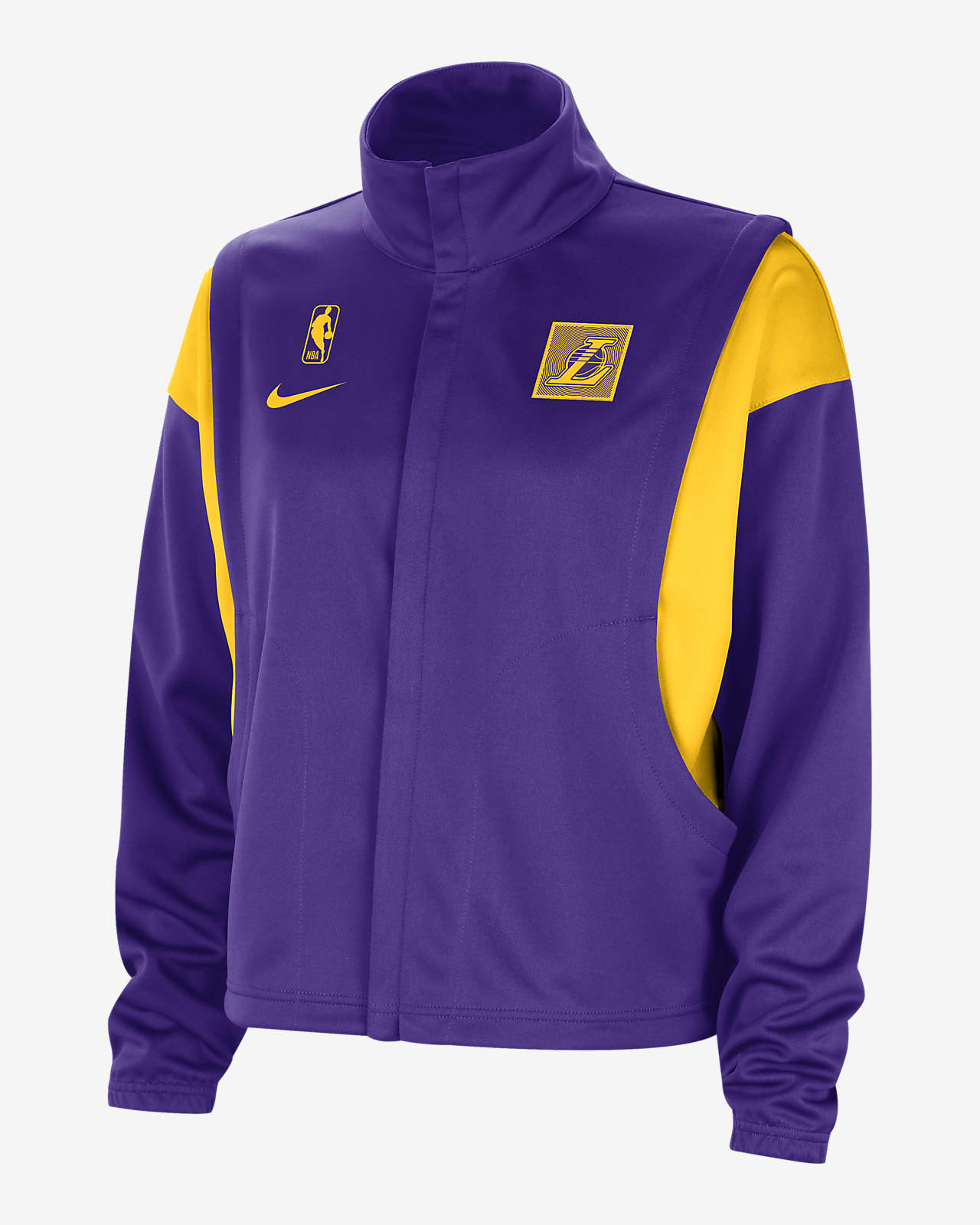 Nike / Women's Los Angeles Lakers Yellow Dri-Fit V-Neck T-Shirt