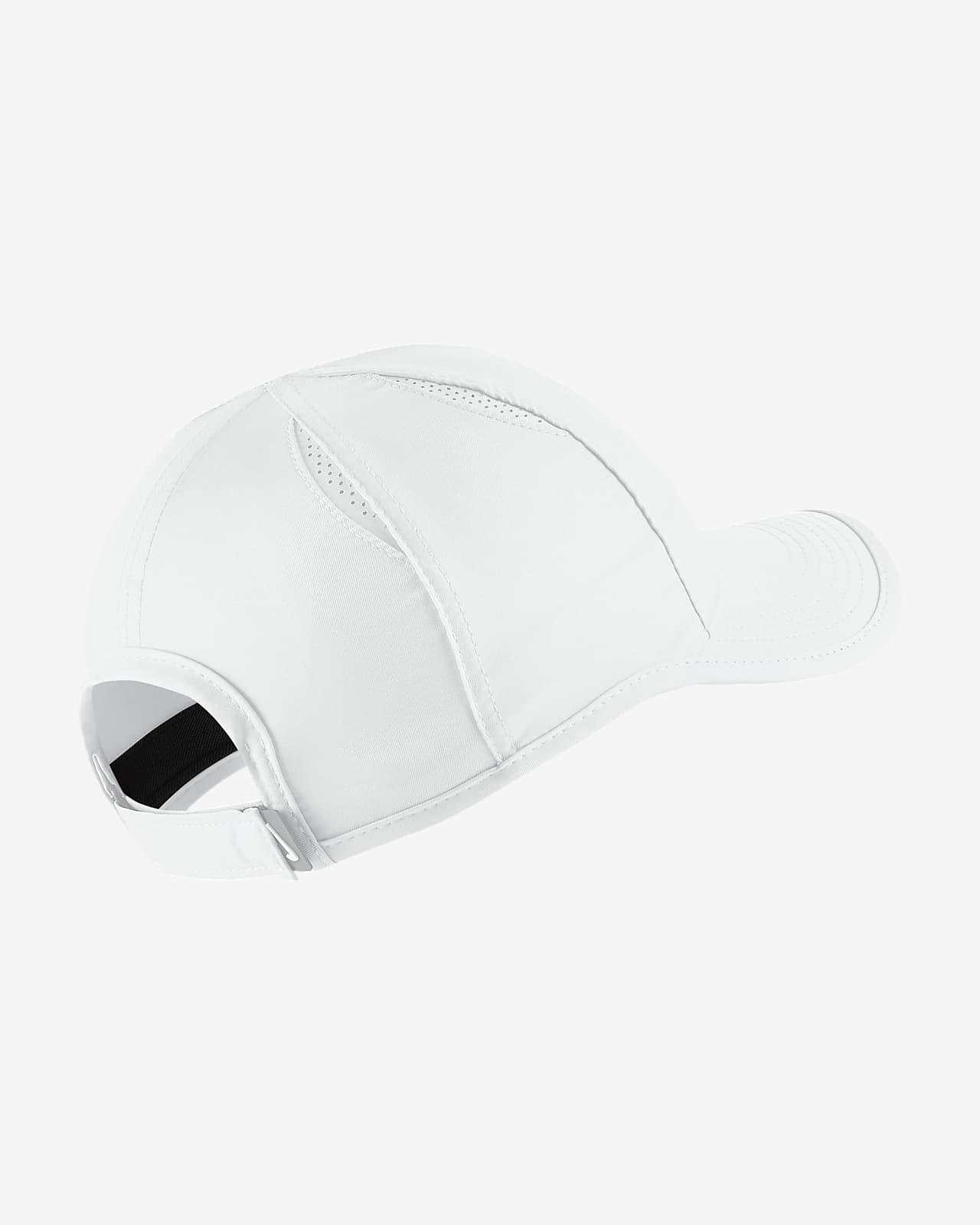  NIKE AeroBill Featherlight Cap, White/Black/Black, One Size :  Clothing, Shoes & Jewelry