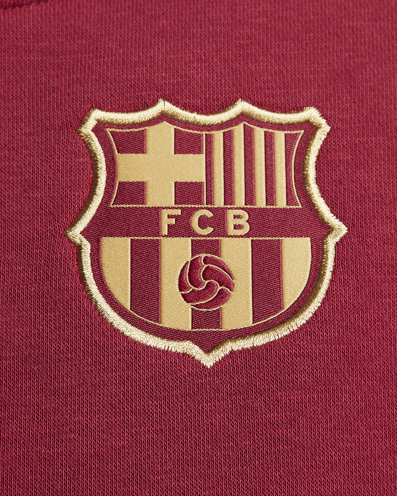 FC Barcelona Phoenix Fleece Women's Nike Soccer Oversized Pullover Hoodie.