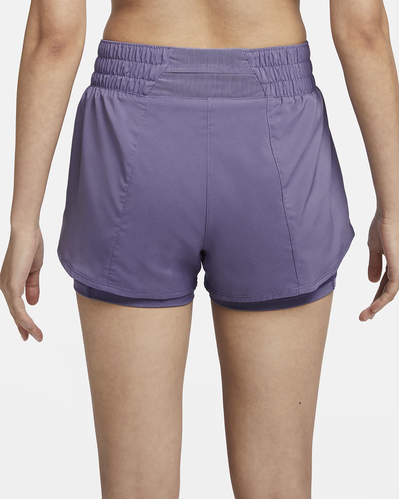 Nike Dri-FIT One Women's Mid-Rise 8cm (approx.) 2-in-1 Shorts. Nike VN