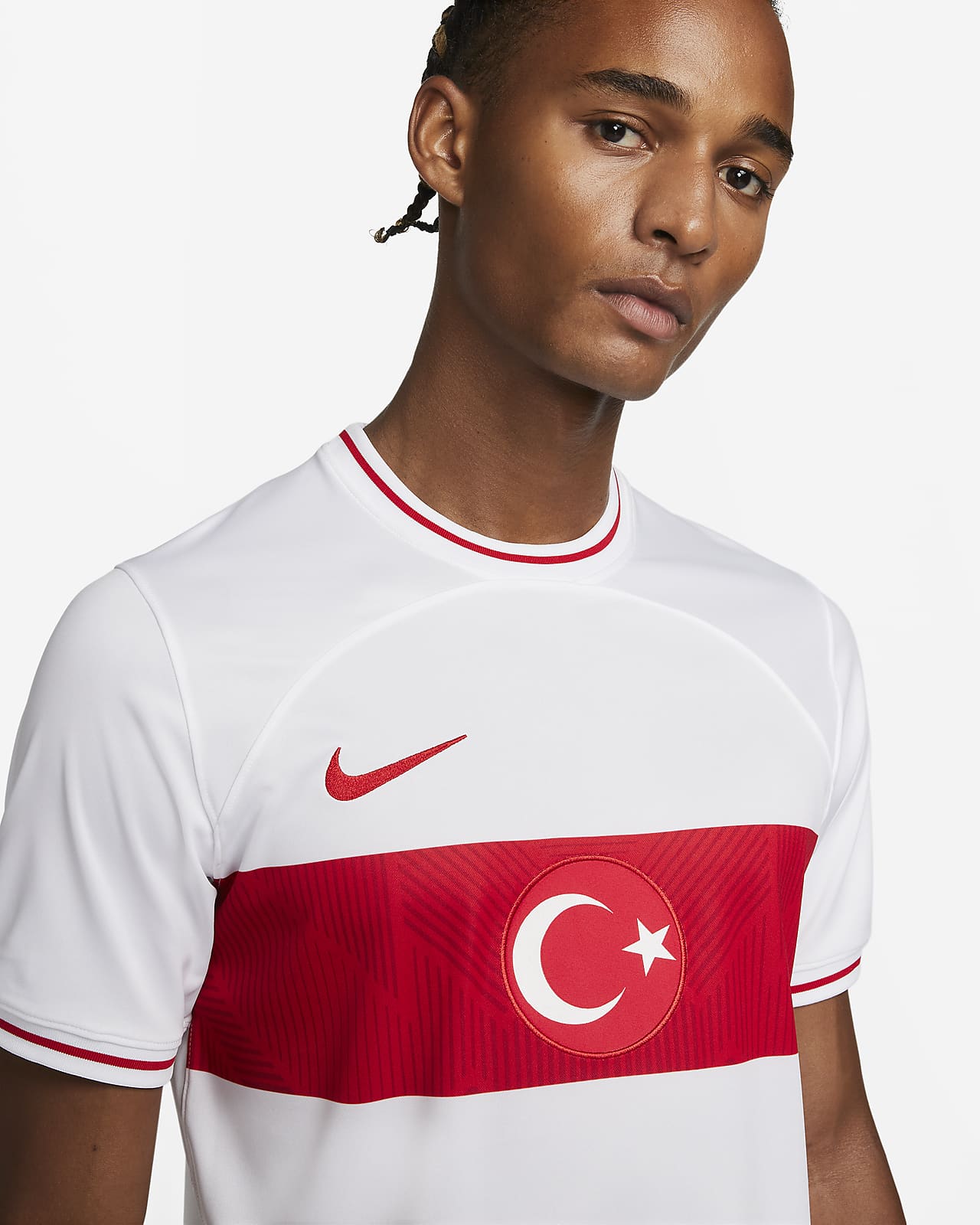 Red nike cheap soccer jersey