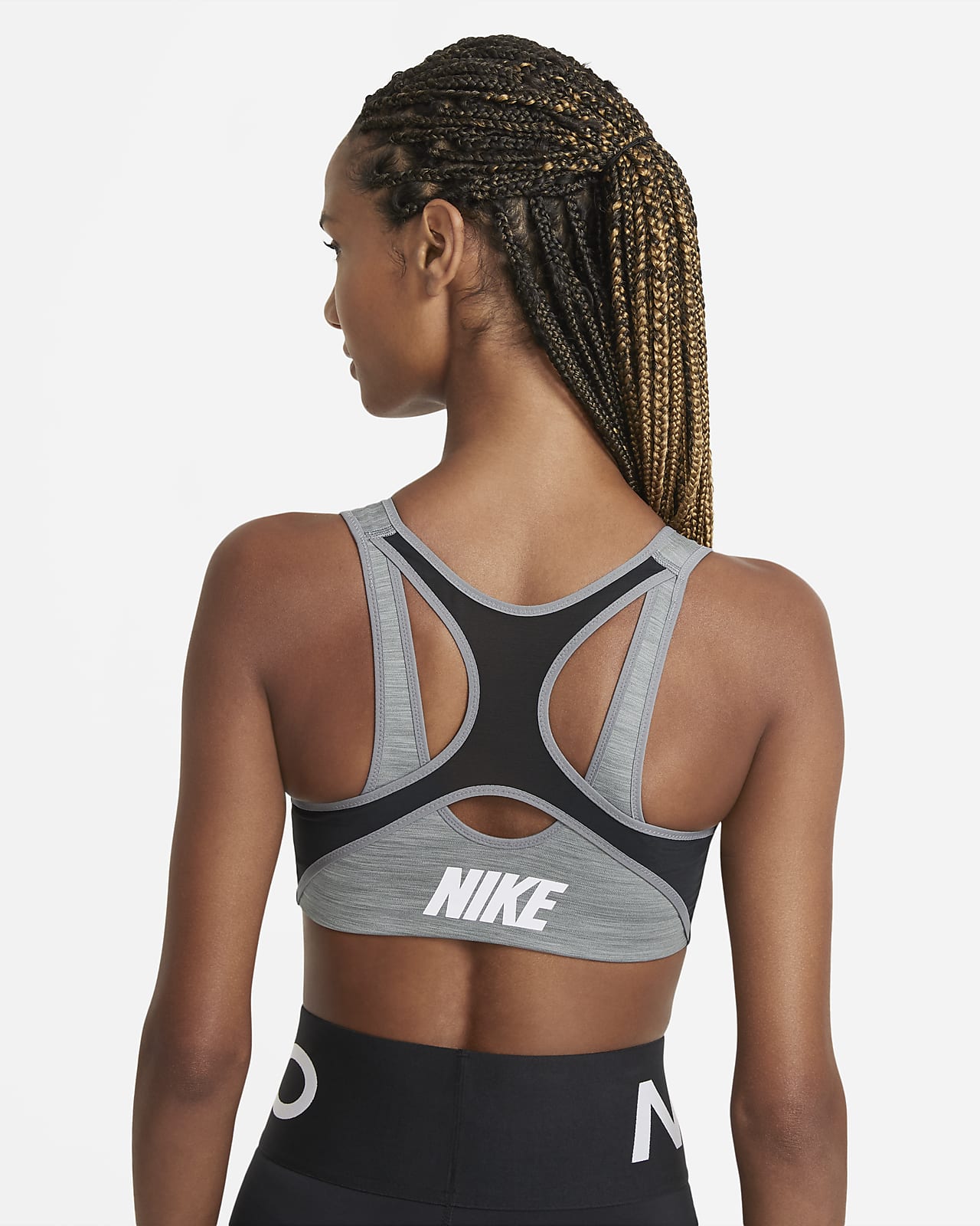 nike sports bra zip