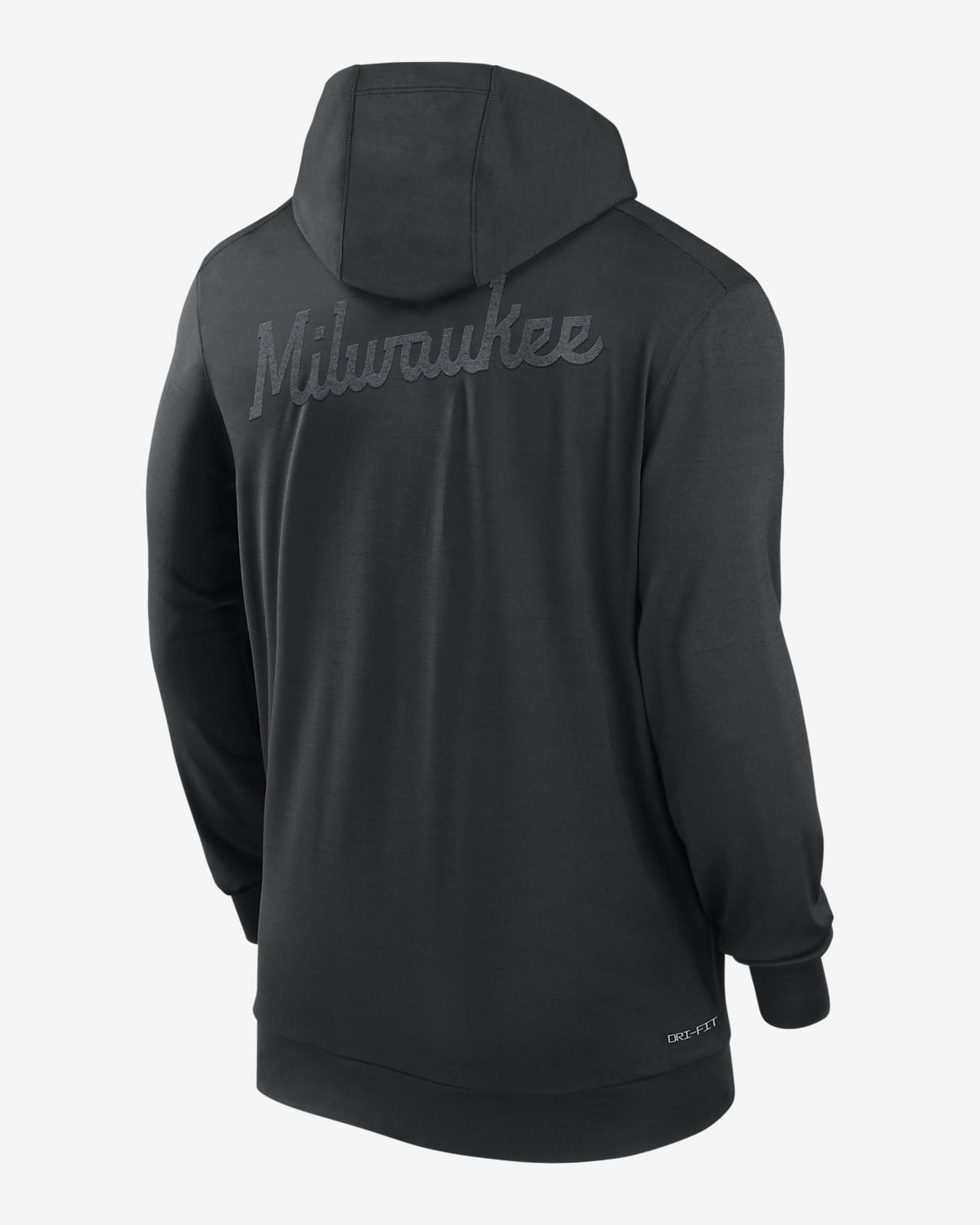 Nike Dri-FIT Travel (MLB Milwaukee Brewers) Men's Full-Zip Hoodie.