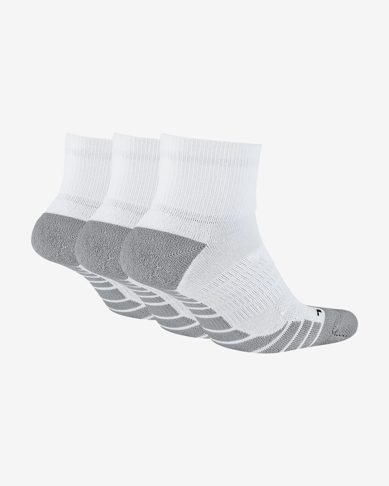 nike ankle socks grey