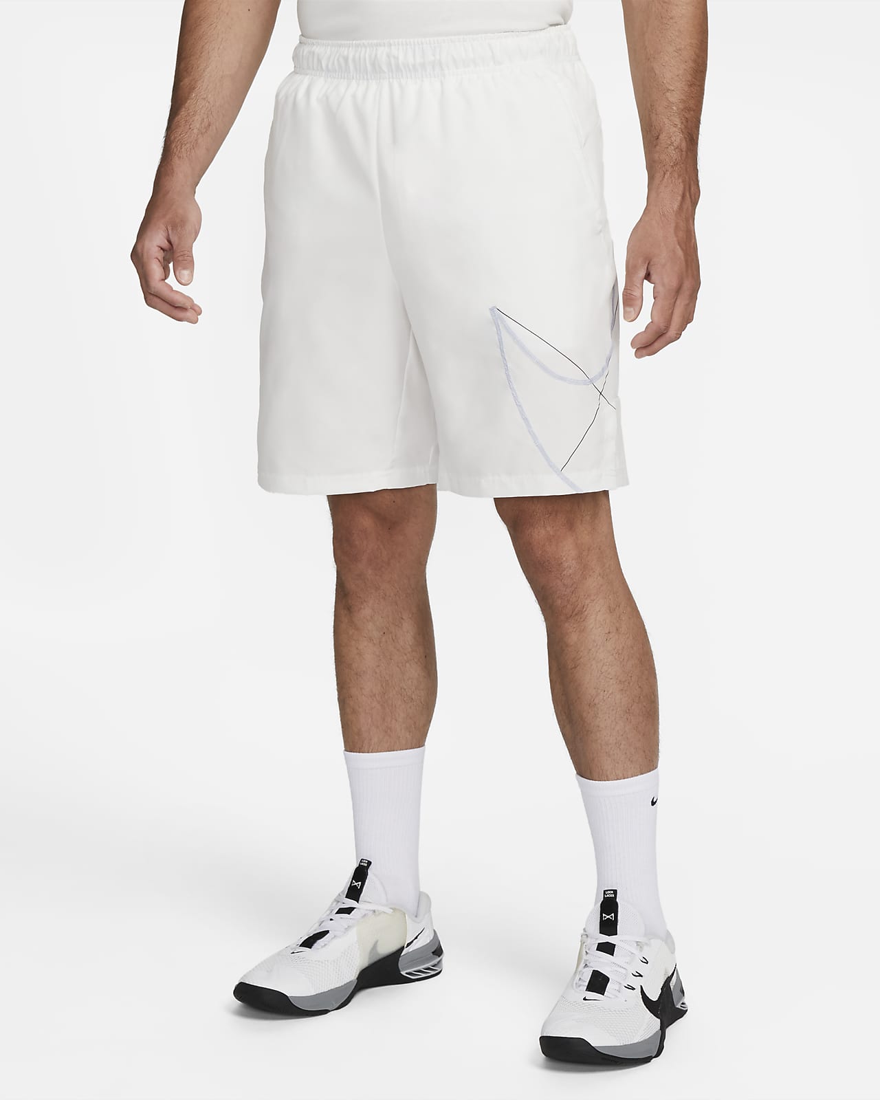 Shorts de fitness de 23 cm hombre tejido Woven Nike Flex. Nike .com