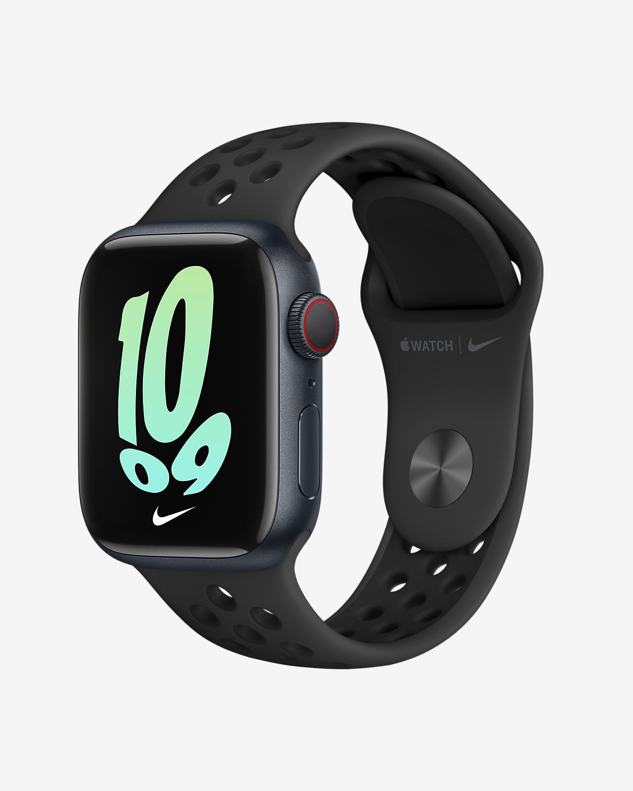 Apple Watch Series 7 (GPS + Cellular) With Nike Sport Band 41mm Midnight  Aluminium Case