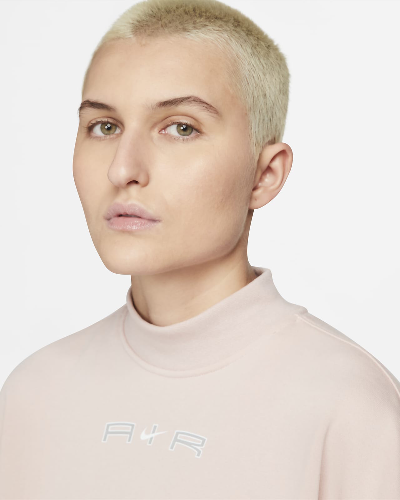 Nike Air Sudadera de tejido Fleece de cuello alto - Mujer. Nike ES