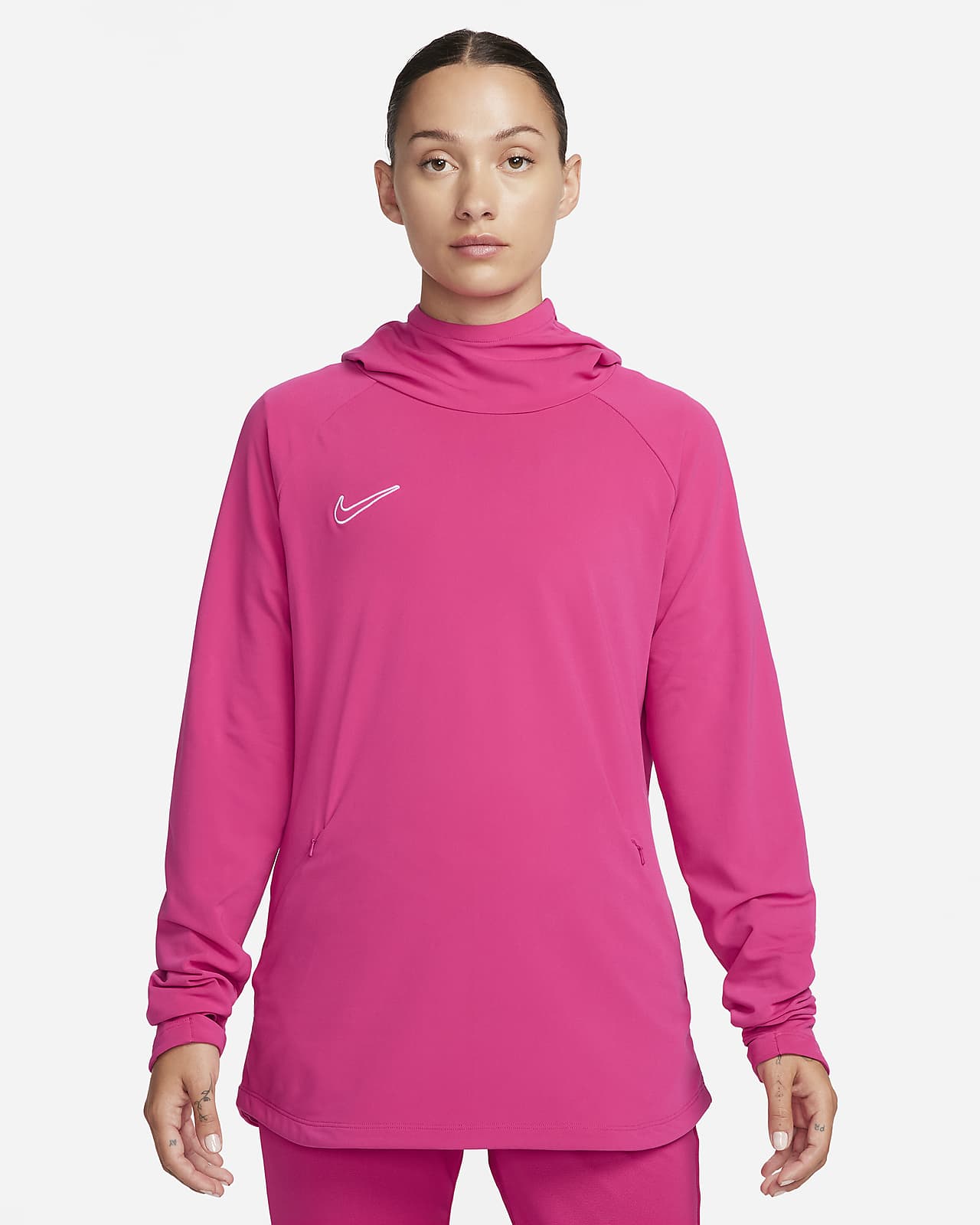 Γυναικεία μπλούζα με κουκούλα Nike Dri-FIT Academy