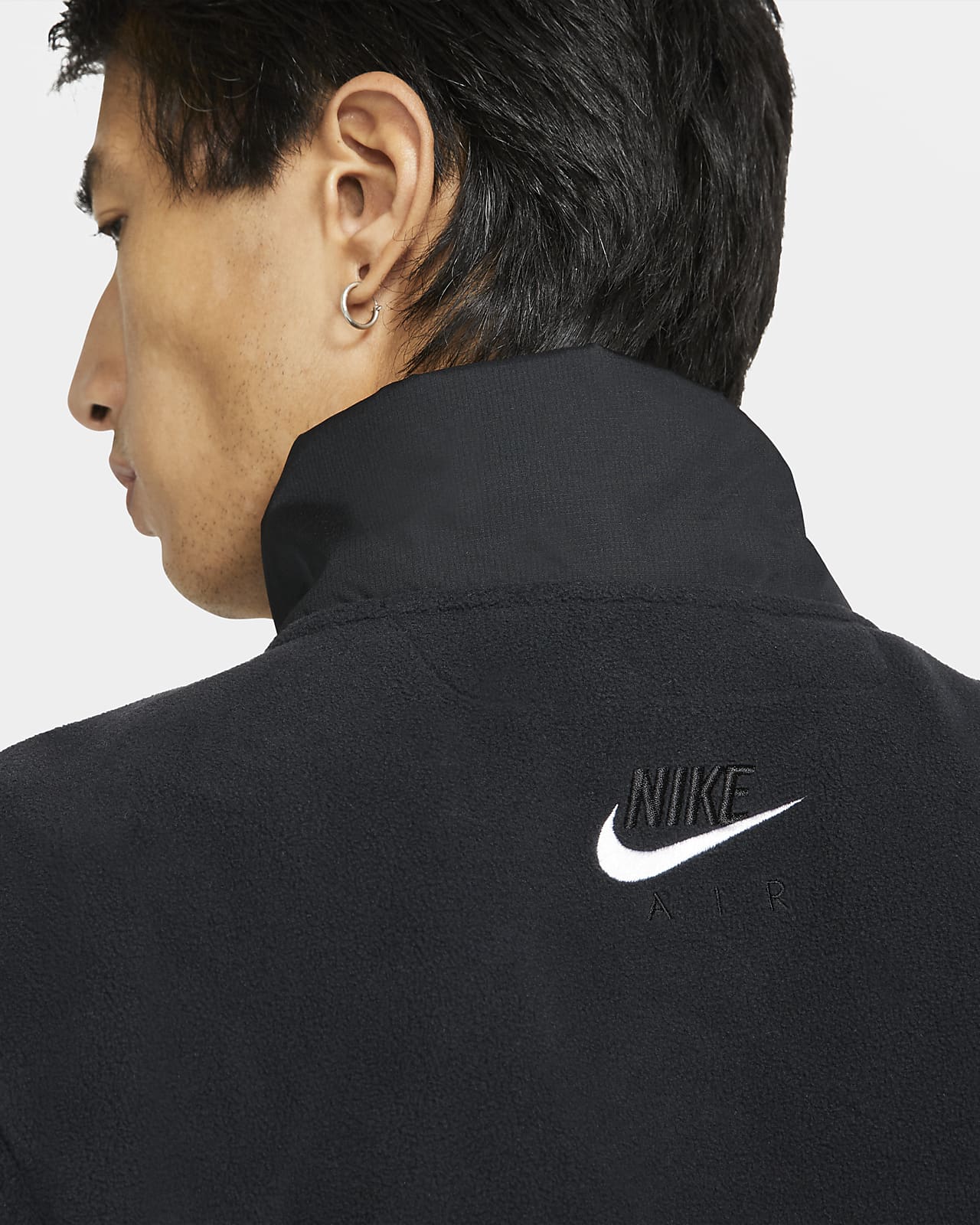 nike air quilted fleece parka