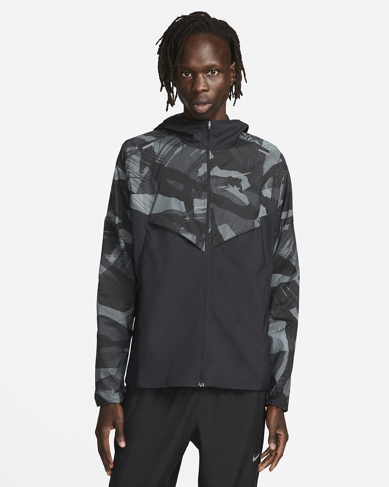 Realm mate Long Nike Repel Windrunner Men's Camo Running Jacket. Nike IL