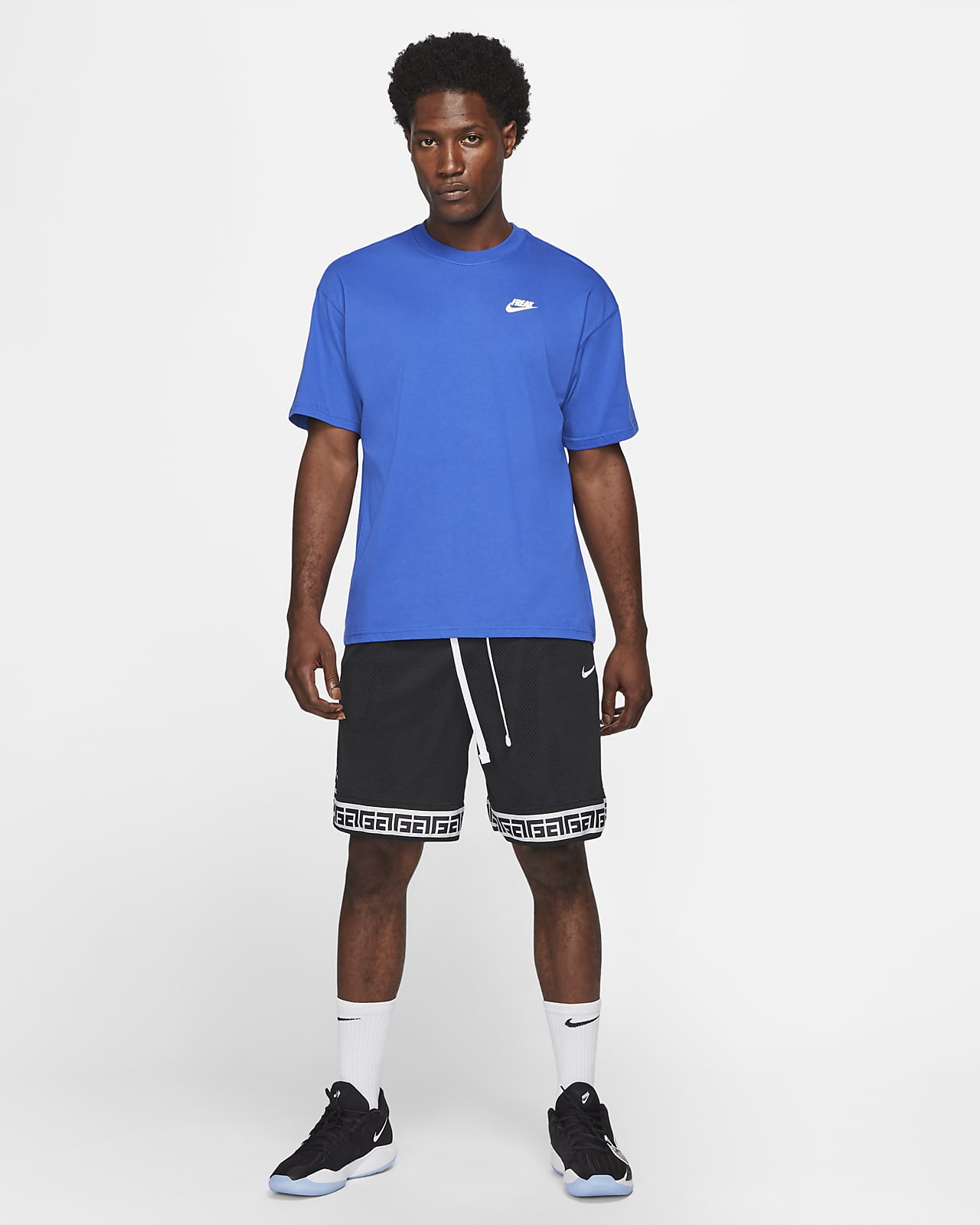 nike freak shirt blue