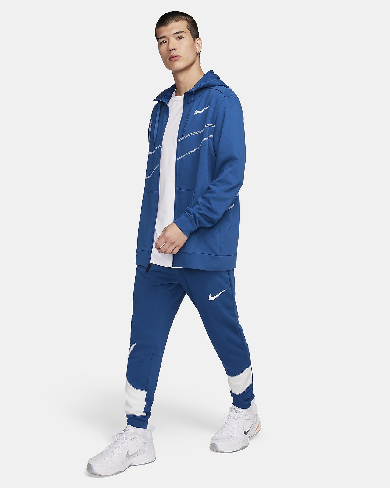 Nike dri fit outlet pants blue