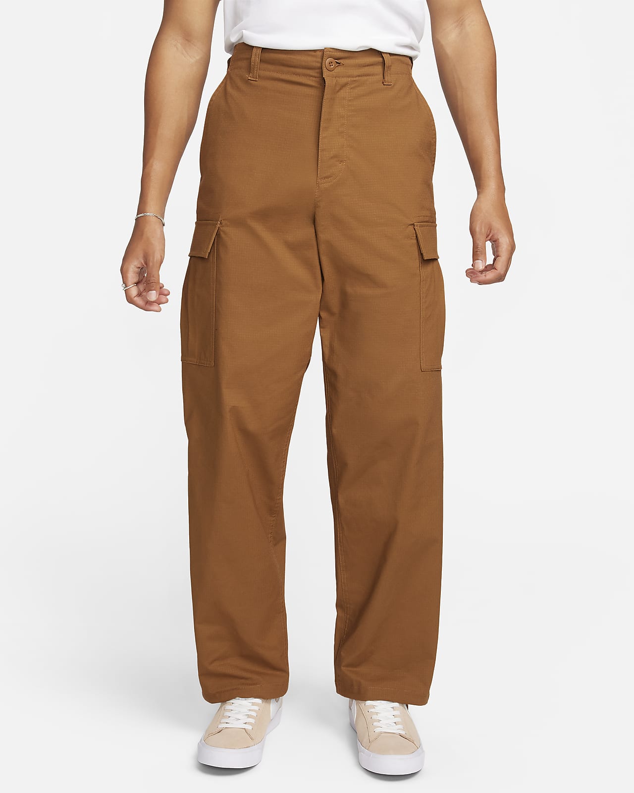 Spring American Casual Cargo Pants Men Japanese Streetwear Loose