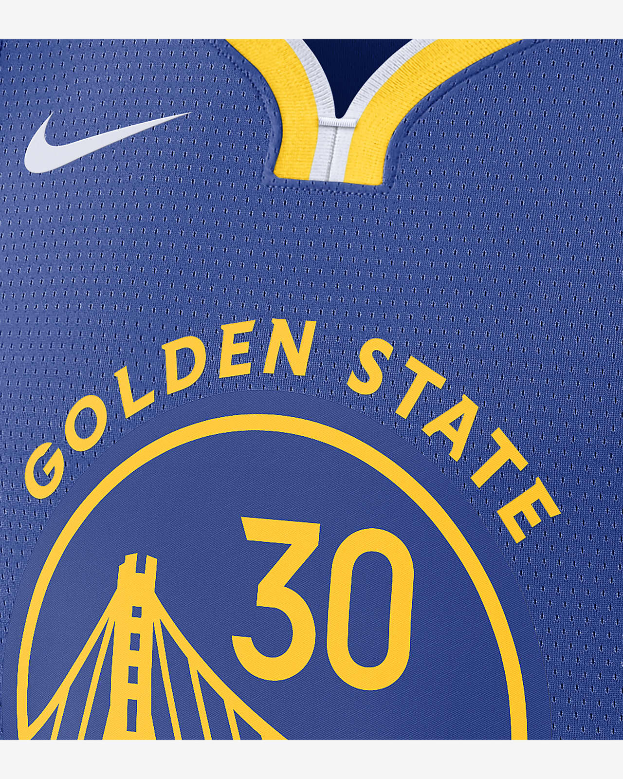Nike Men Blue Golden State Warriors Swingman Road Jersey