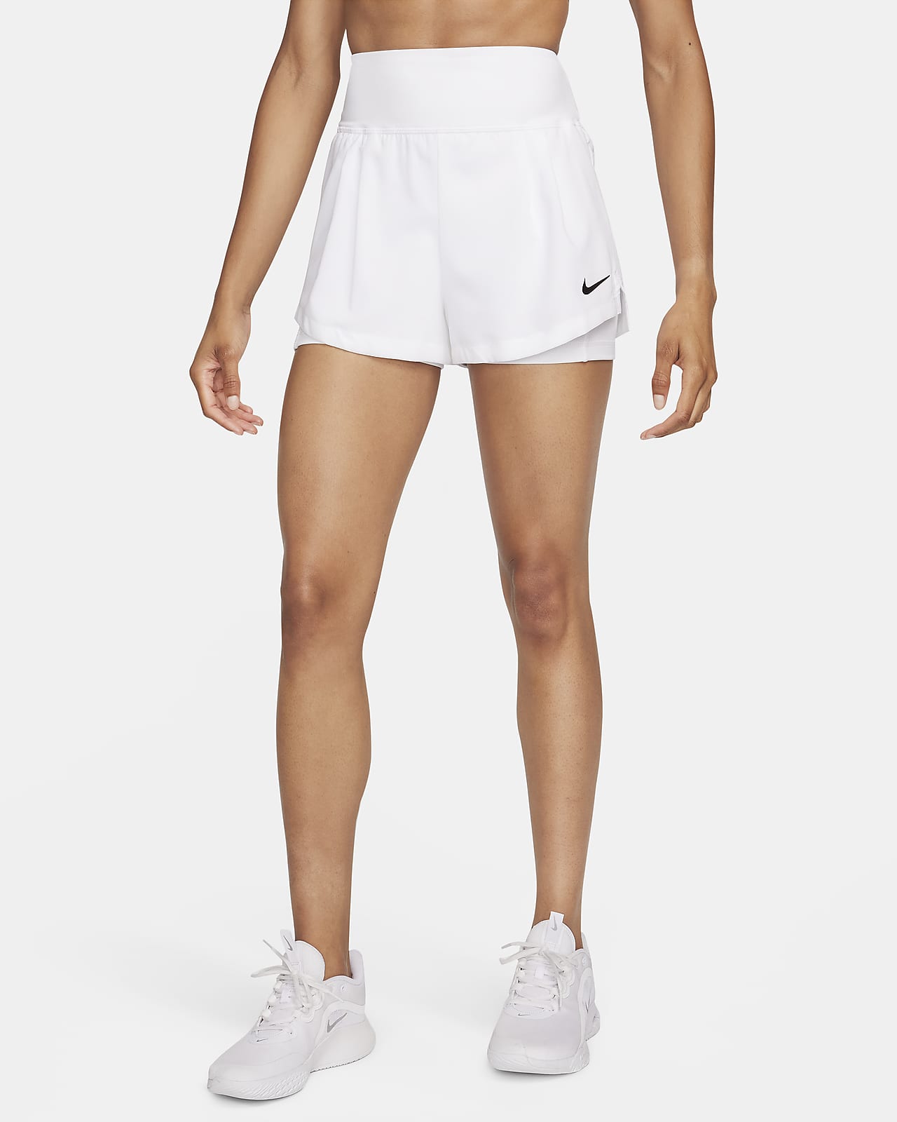 Nike Yoga Luxe Shorts In Bronze-brown