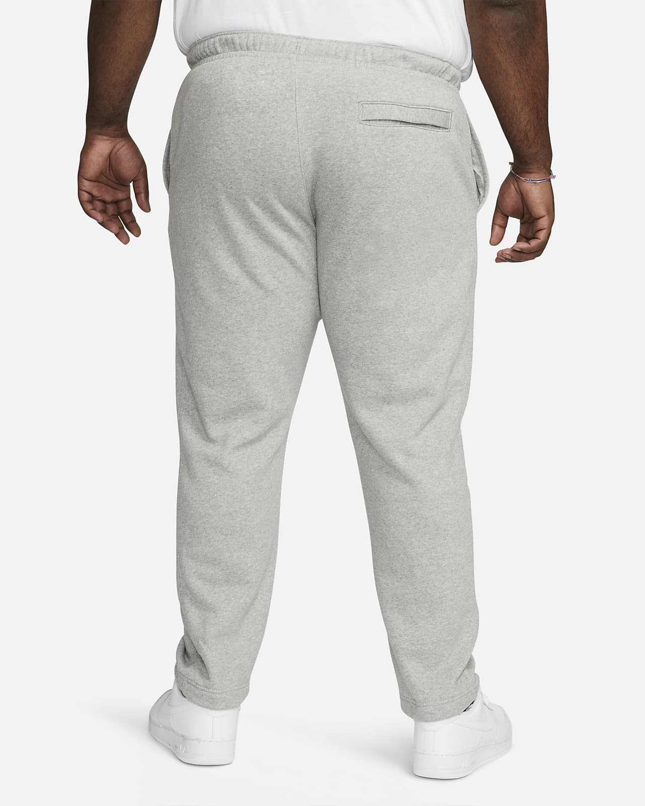 Nike Pantalon Chandal Hombre - Sportswear Fleece - dark grey heather/white  FN0246-063