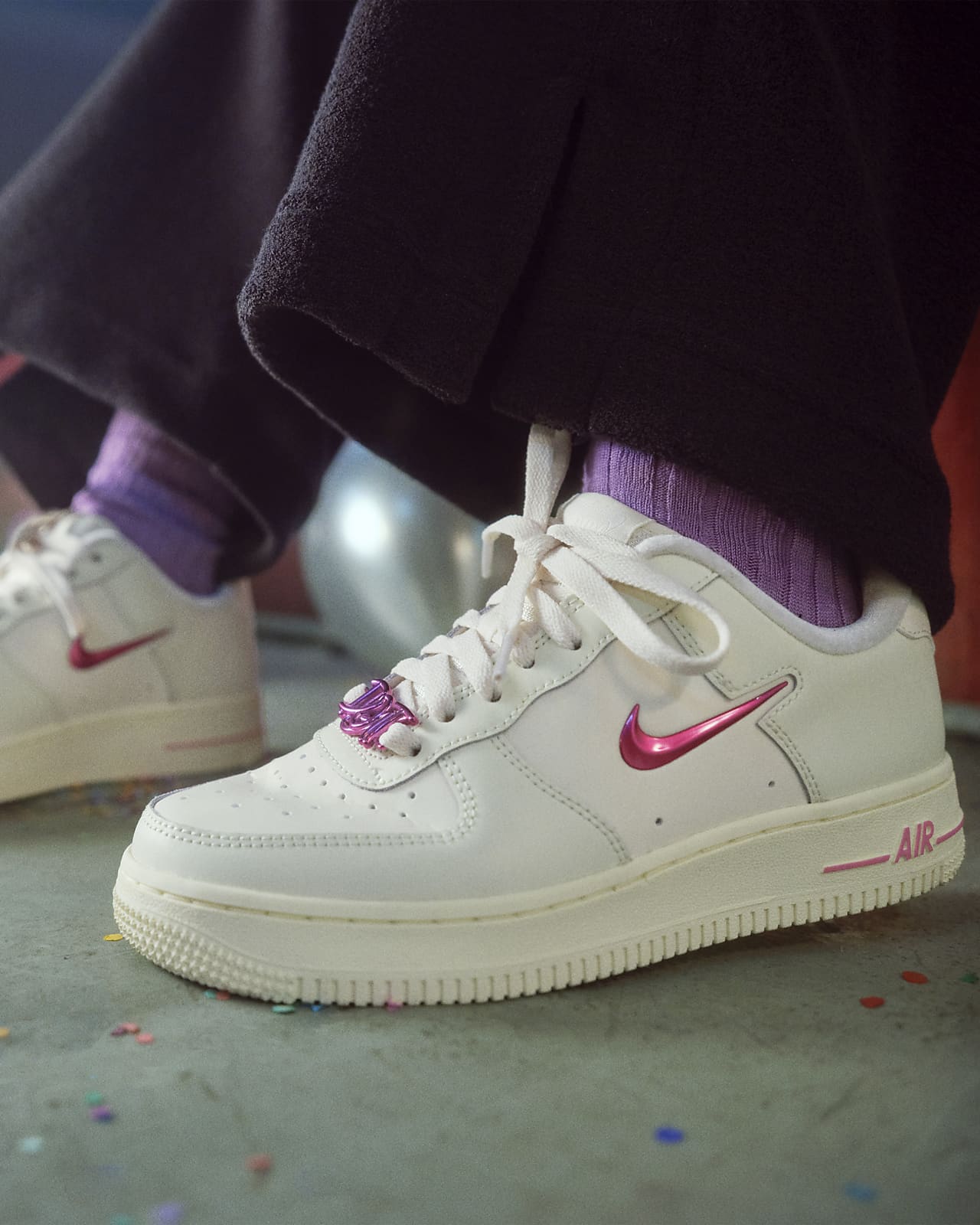 Air force 1 2024 womens pink high top