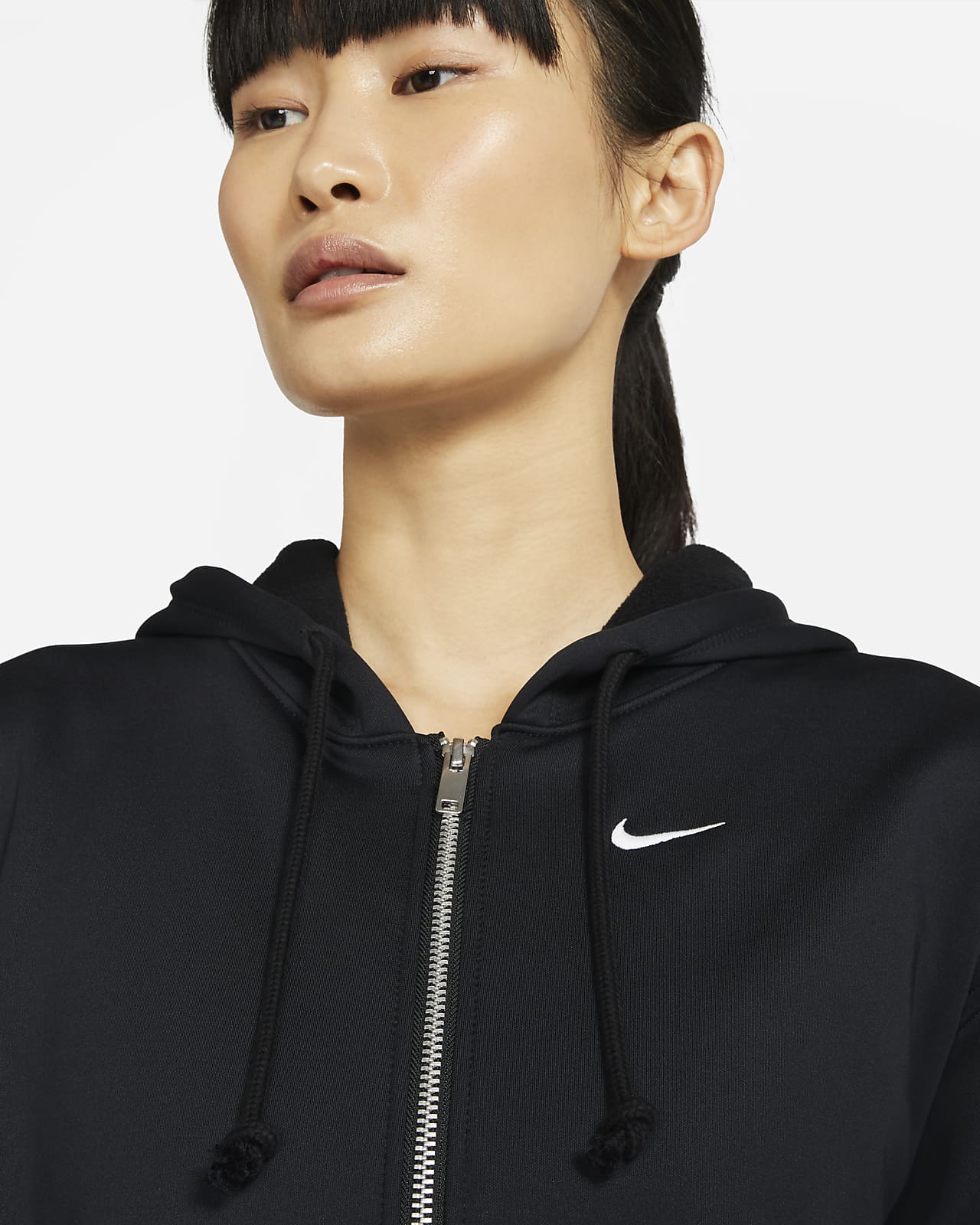 nike therma women's full zip hoodie