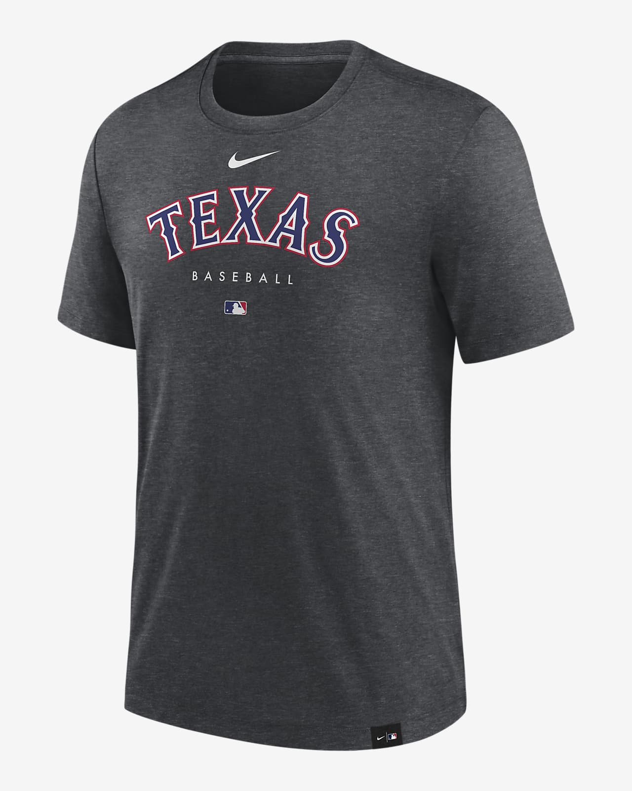 grey texas rangers shirt