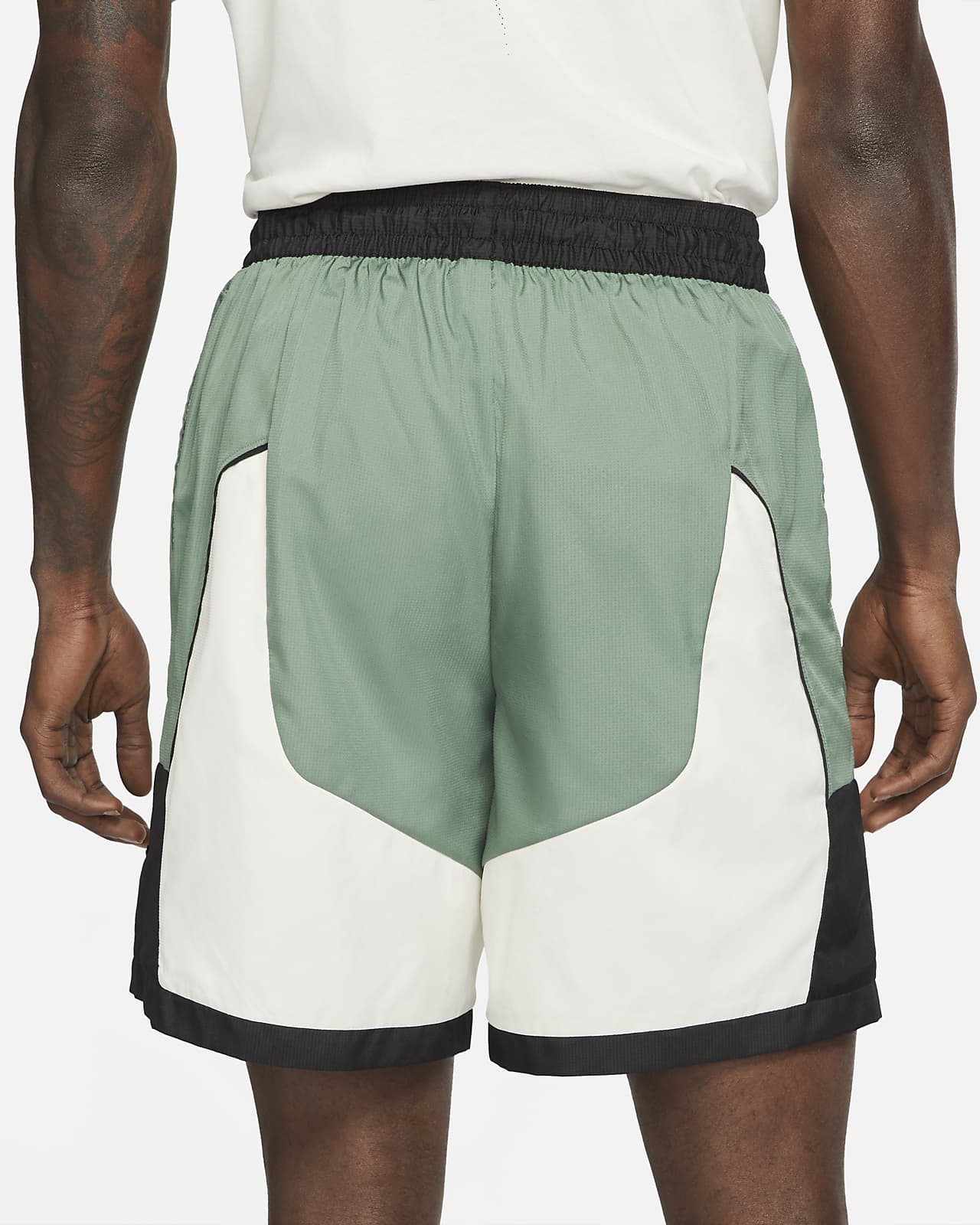 green nike basketball shorts