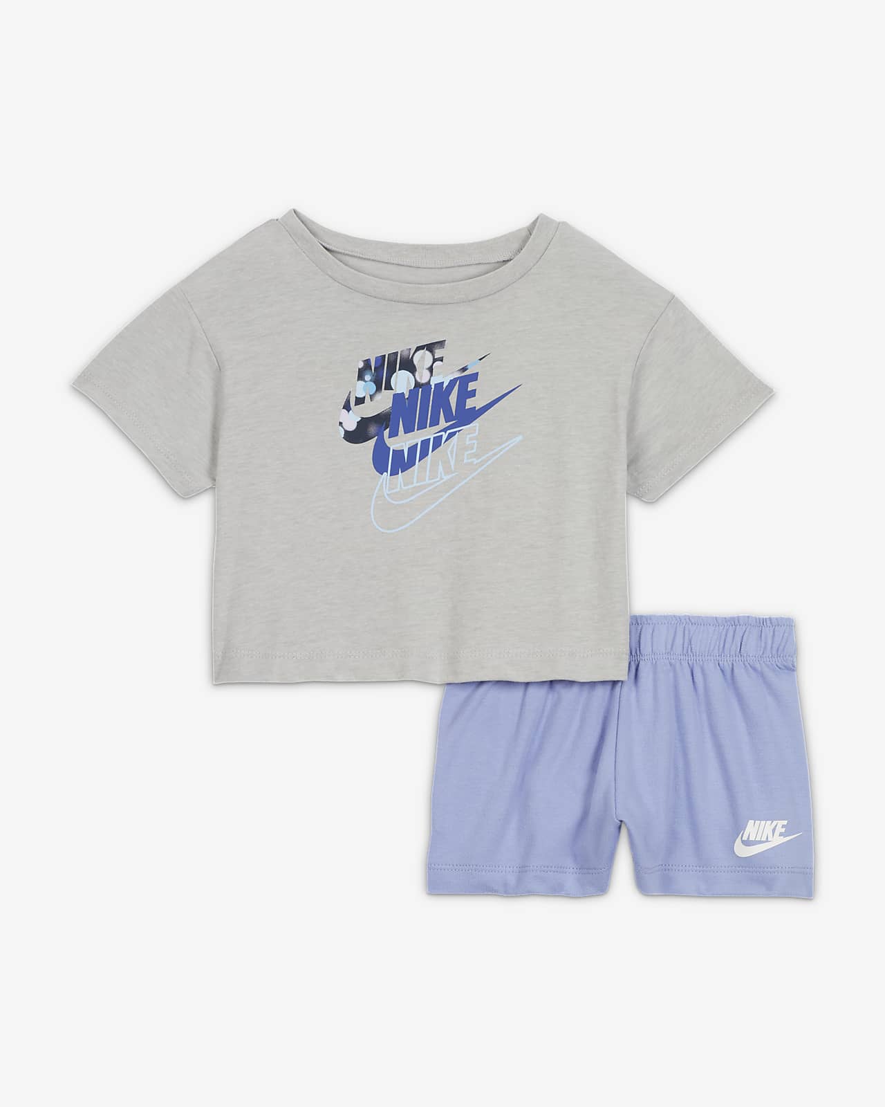værktøj månedlige Fjerde Nike Baby (12-24M) Boxy T-Shirt and Shorts Set. Nike.com