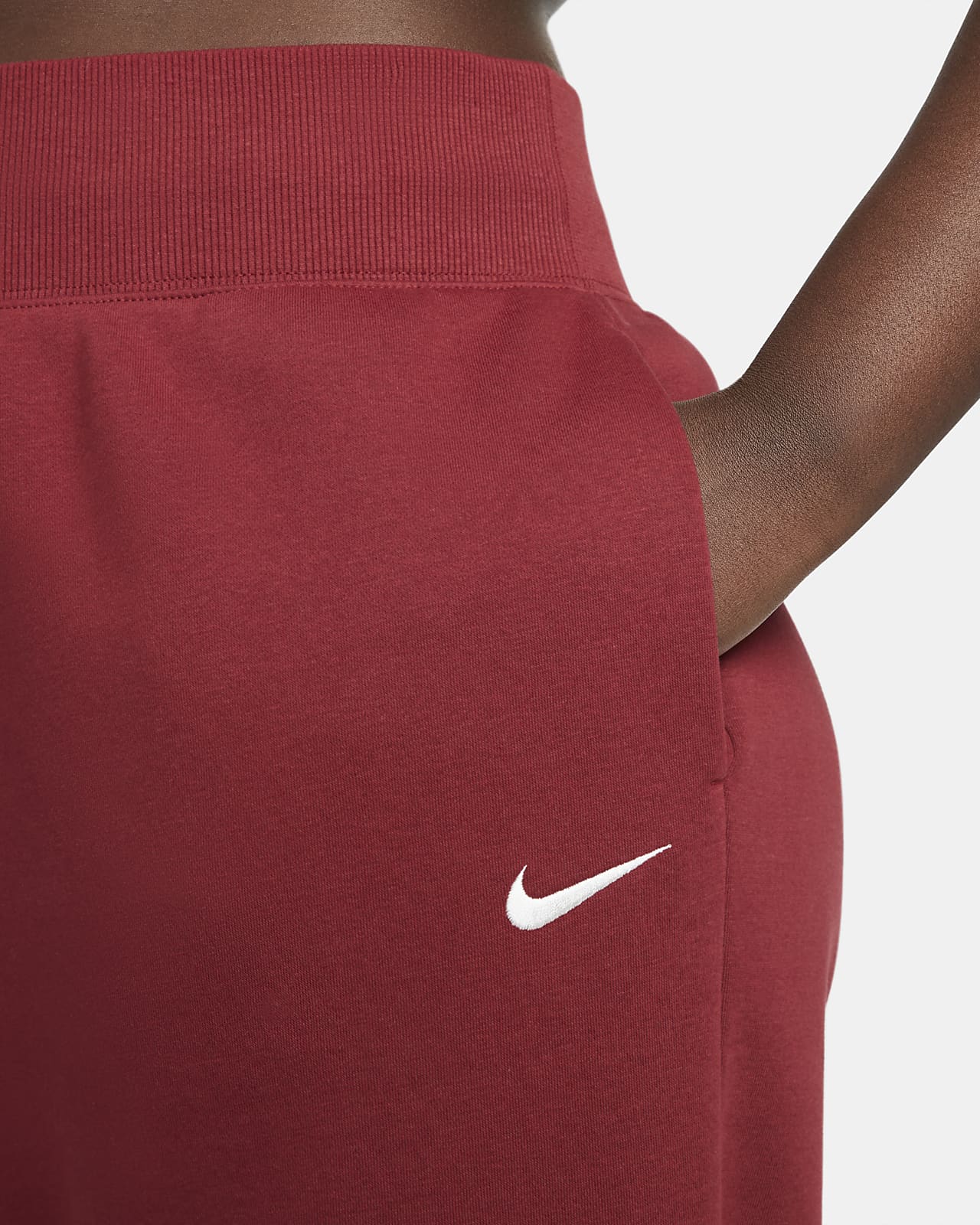Pantalon de survêtement taille haute oversize Nike Sportswear Phoenix pour Femme (grande taille). FR