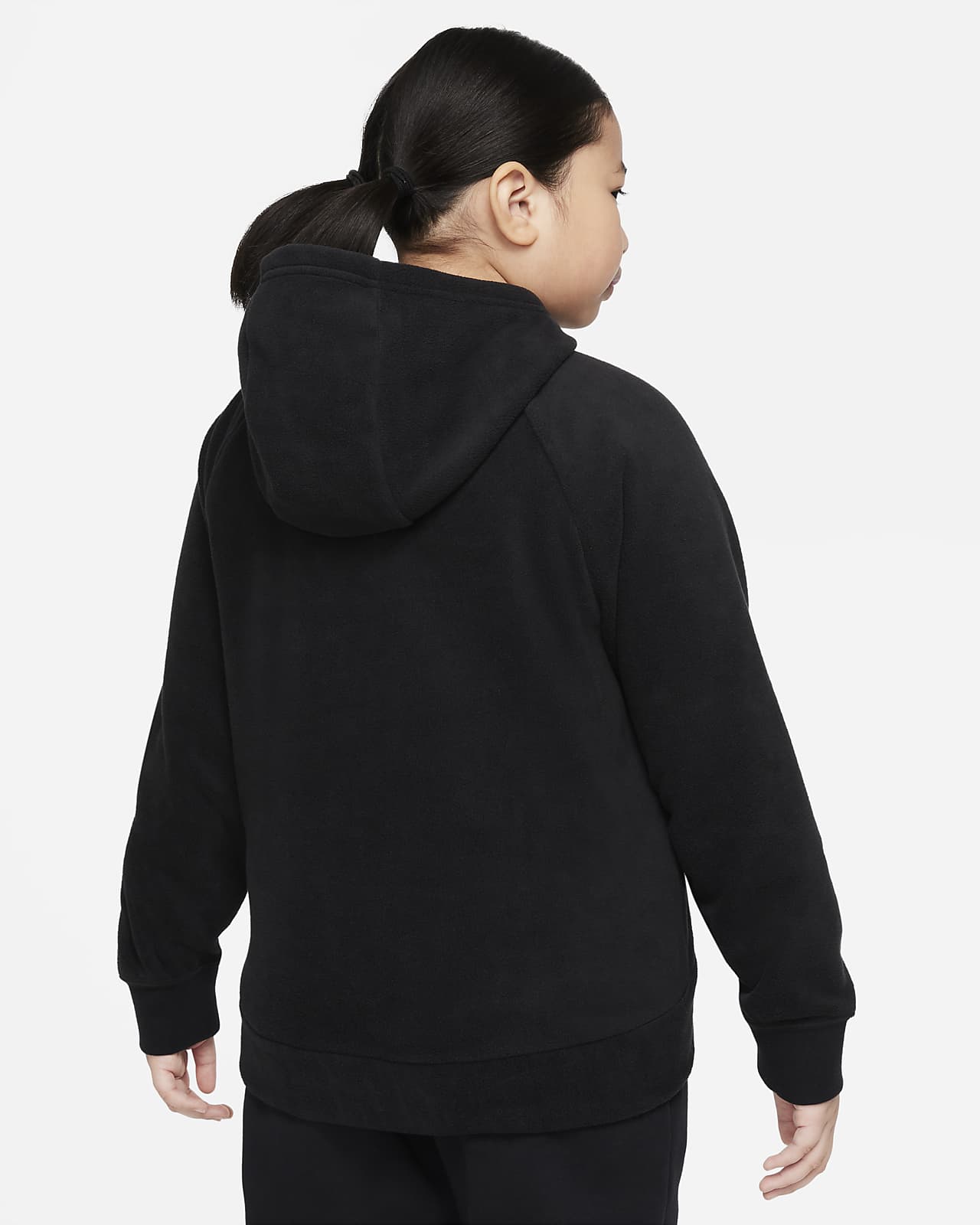 Nike Sportswear Big Kids' (Girls') Full-Zip Hoodie (Extended Size).