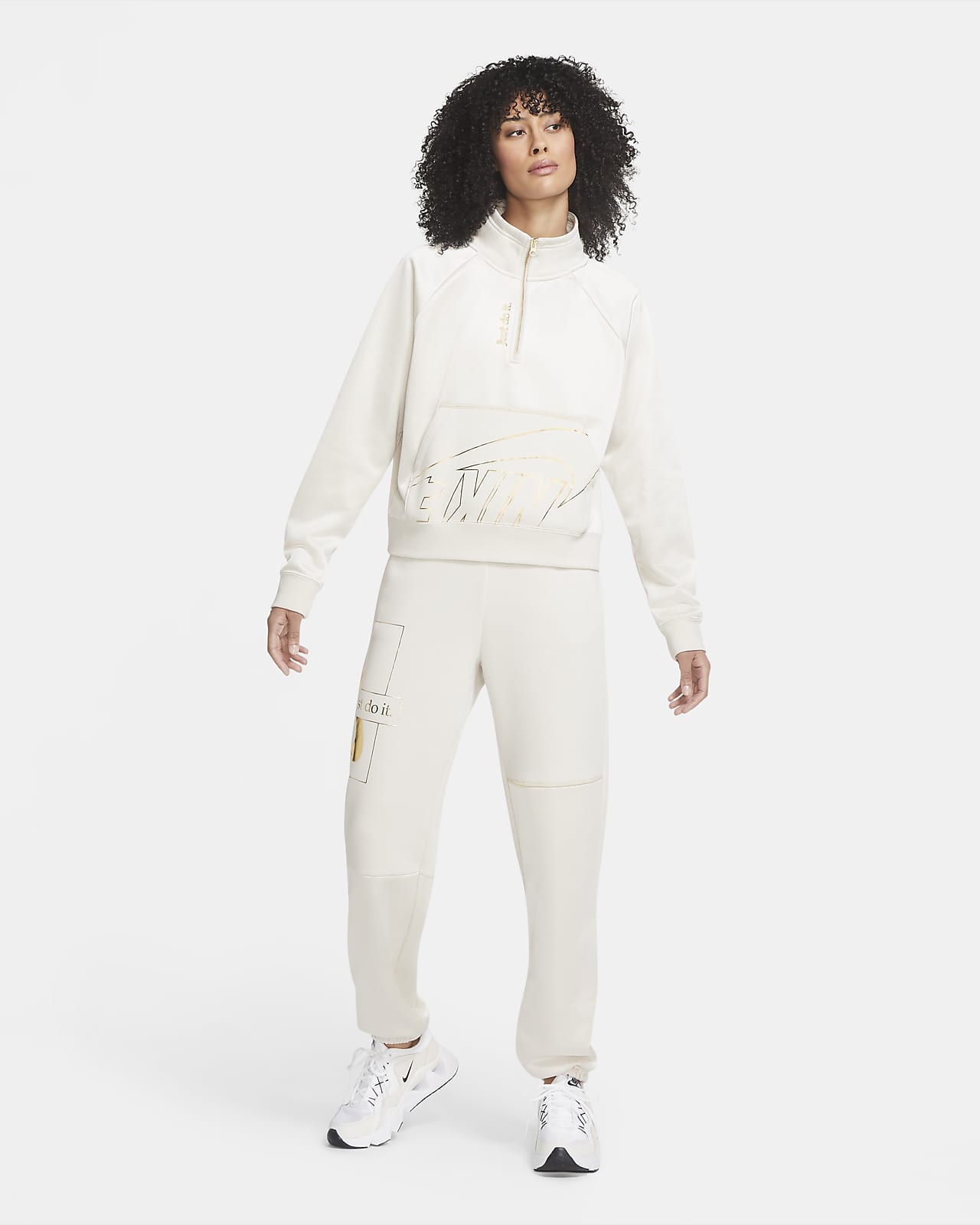 nike quarter zip fleece pullover