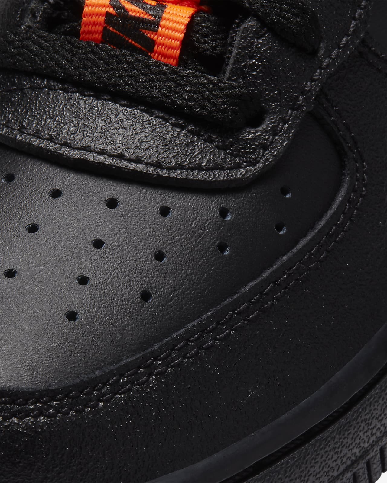 nike air force 1 boys black