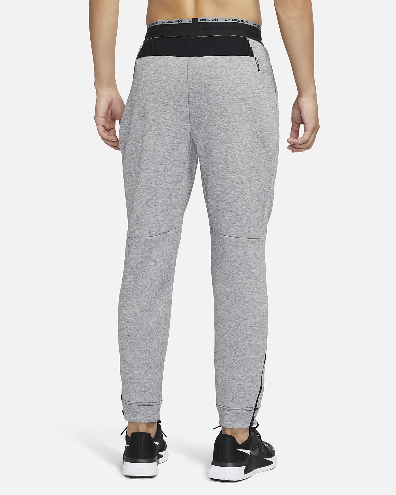 nike pro tracksuit grey and black