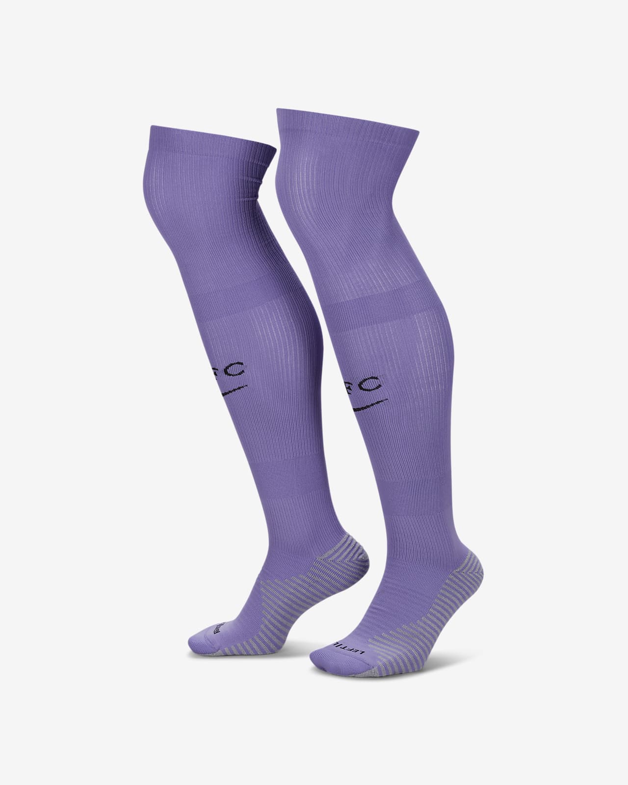 purple nike football socks