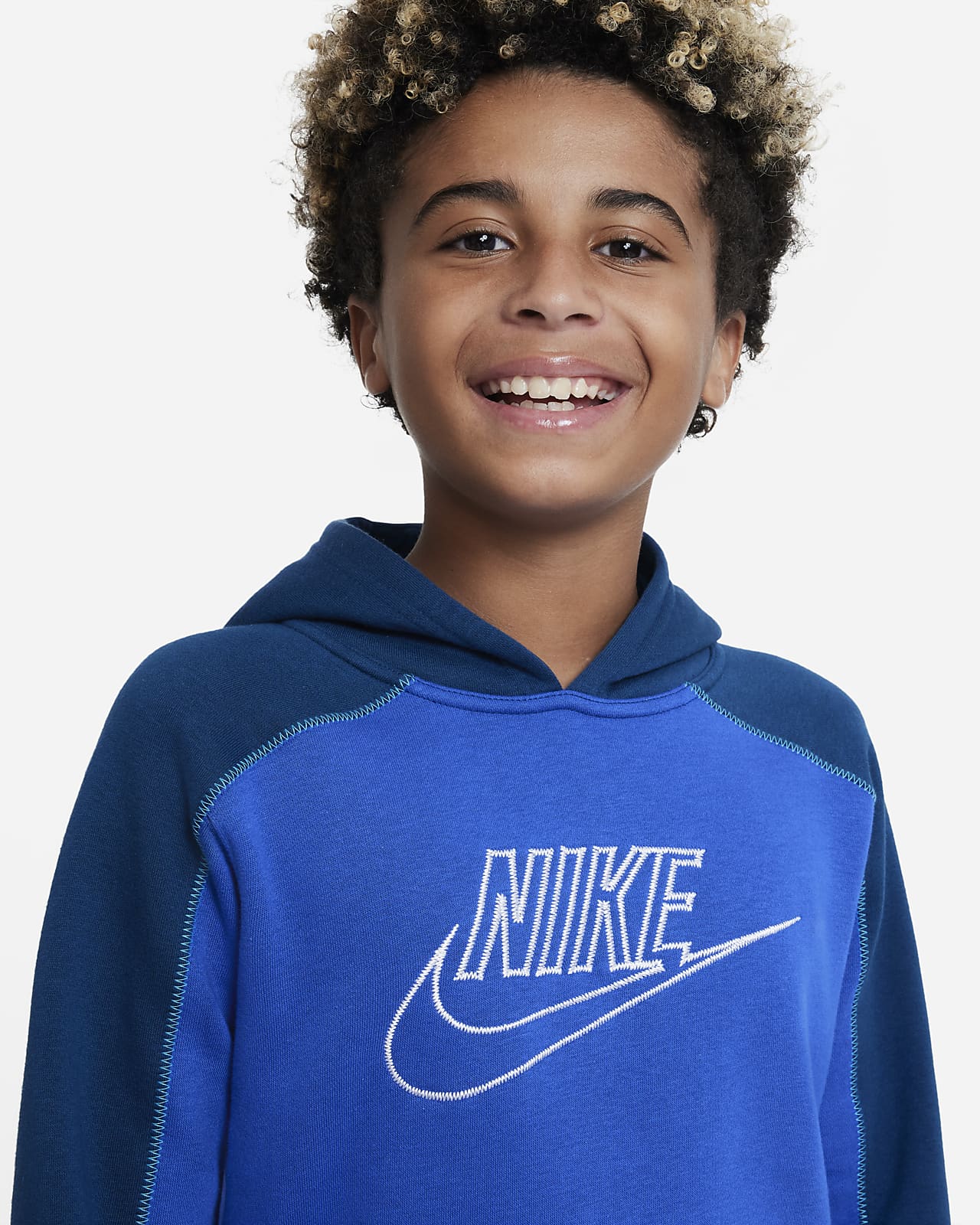 Nike Sportswear Big Kids' (Boys') Pullover Hoodie. 