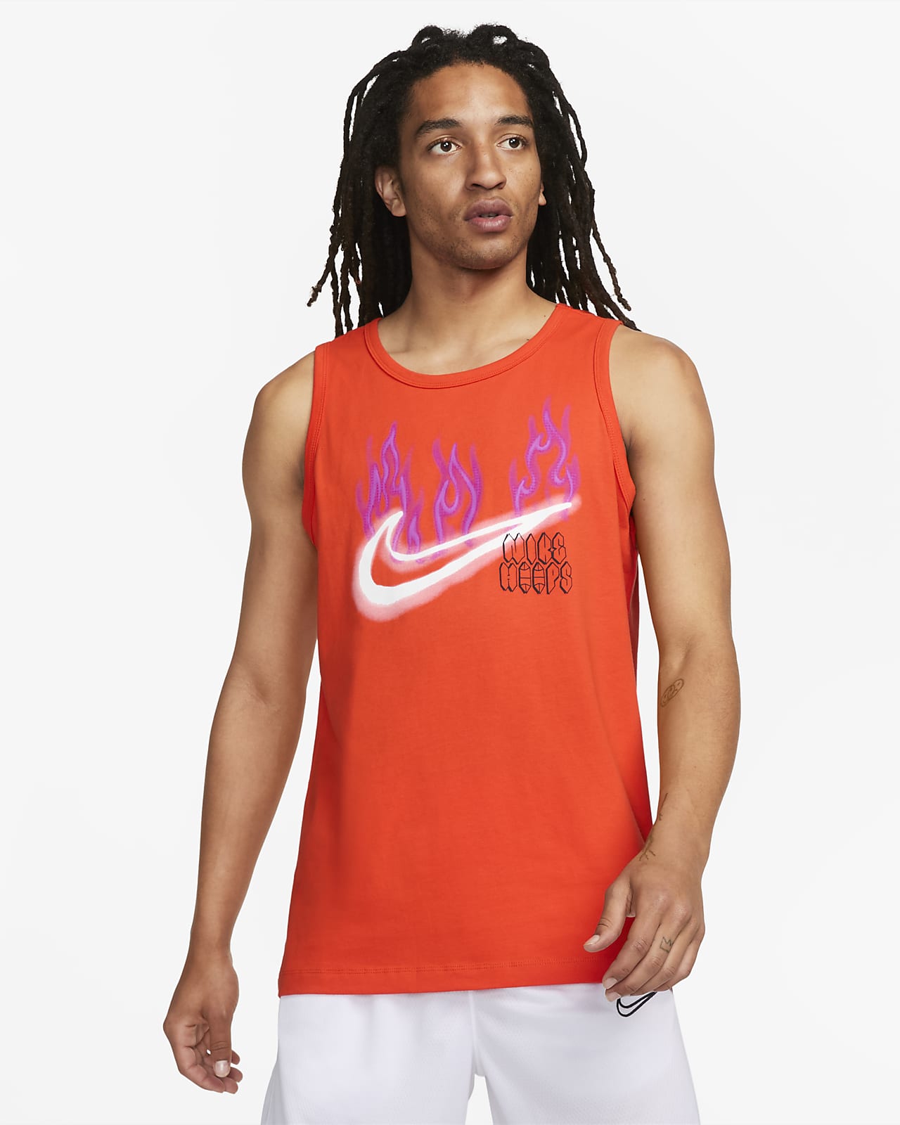 Nike Men's Swoosh Basketball Tank Top. LU