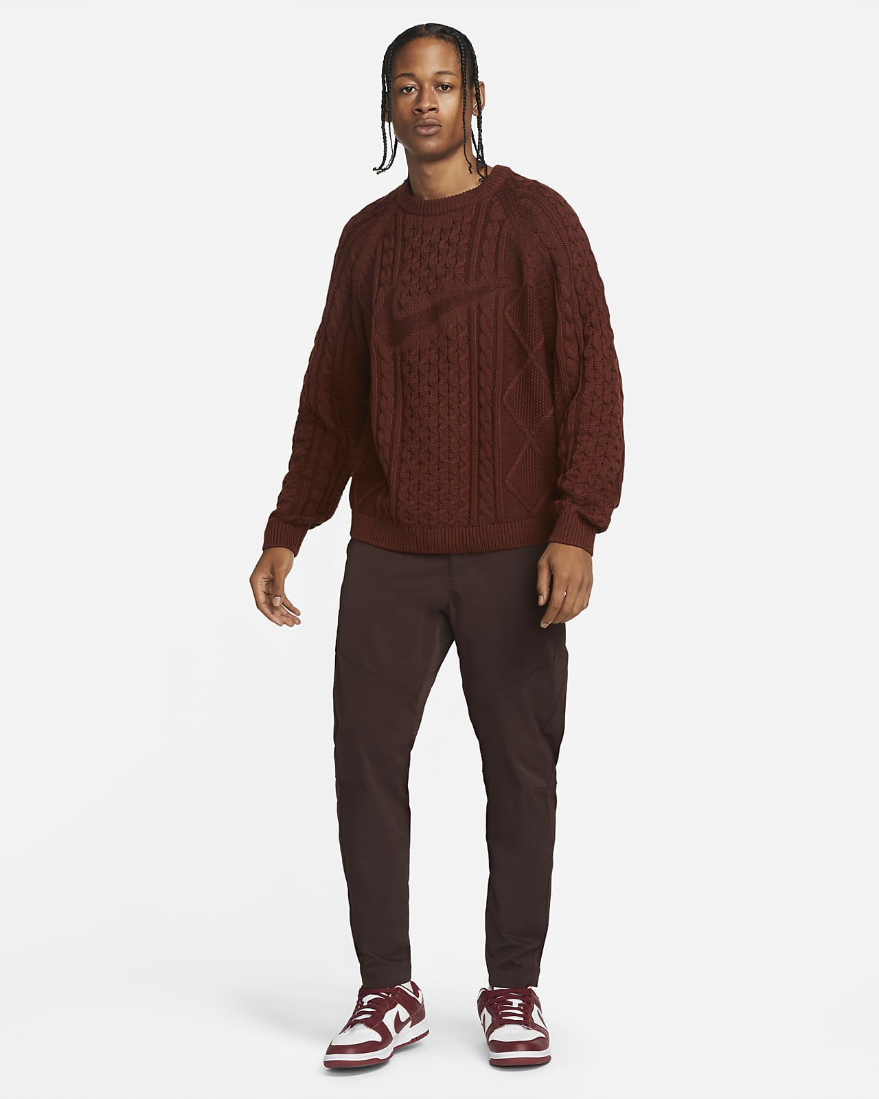 Nike Sportswear Men's CableKnit Jumper. Nike RO