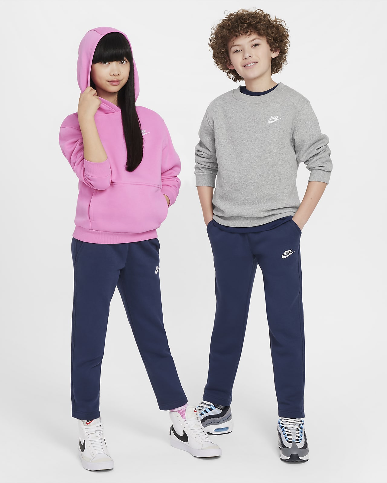 Nike Big Kids Sportswear Club Fleece Open-Hem Pants - Macy's