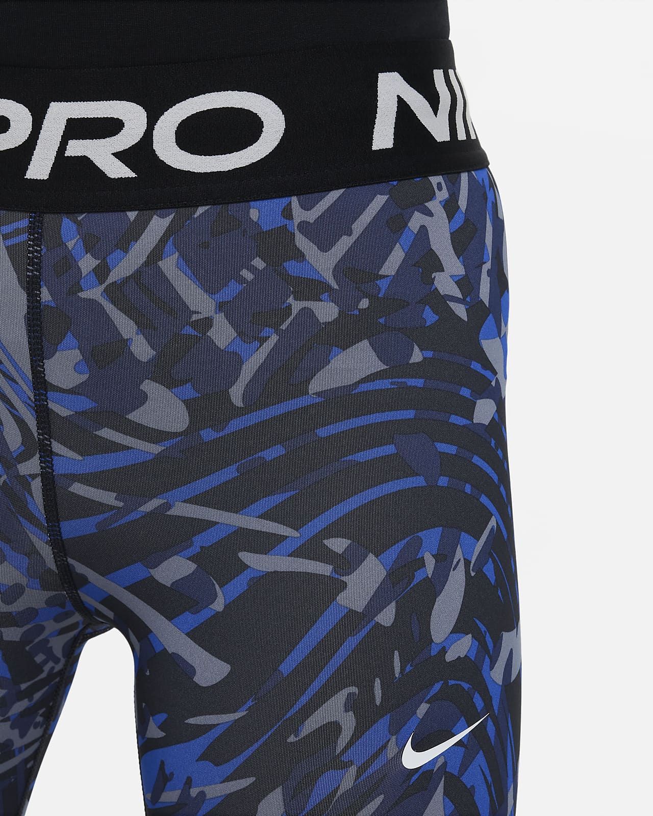 Nike Pro Warm Icon Clash Big Kids' (Girls') Printed Leggings