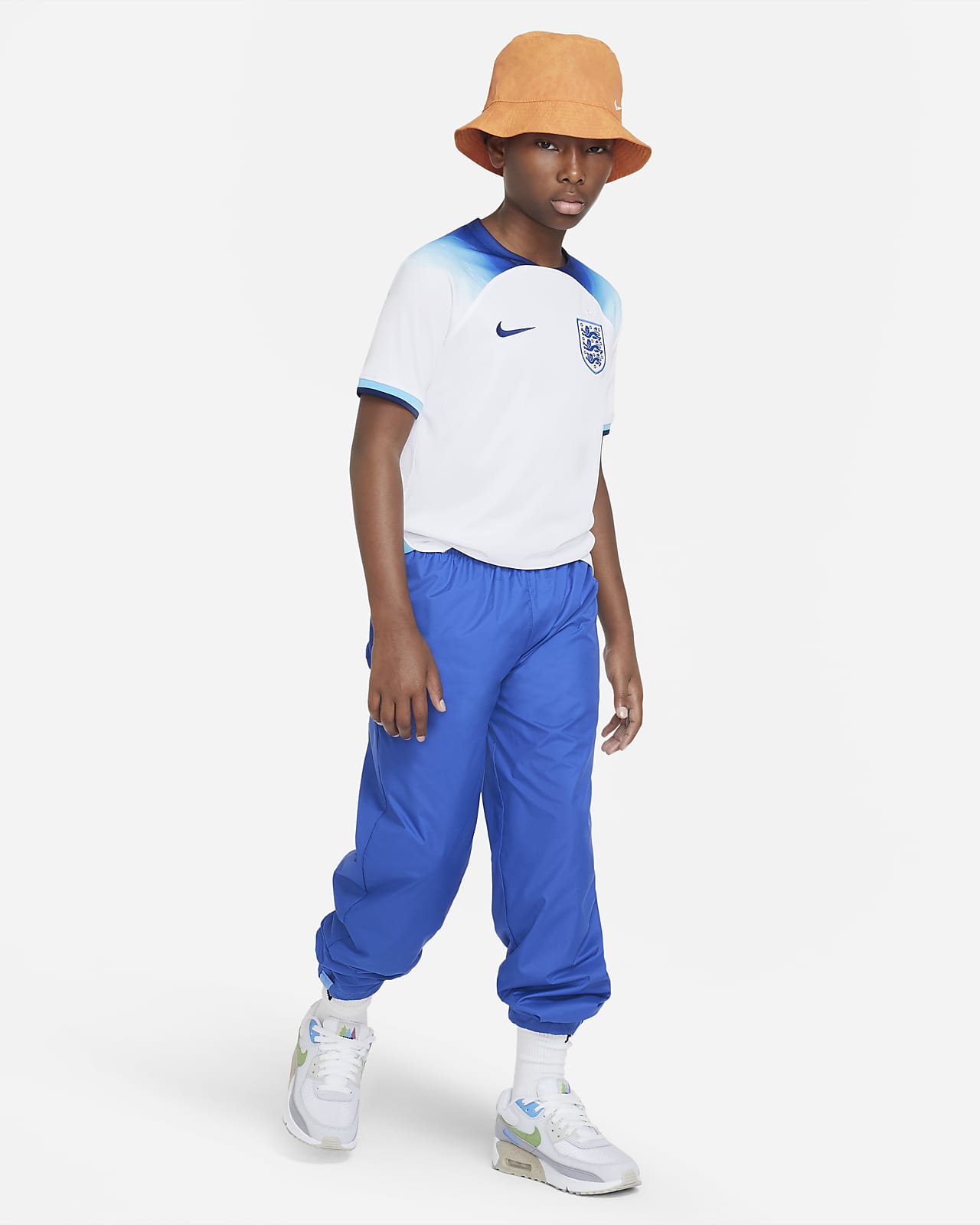  Nike 2014-15 England Home World Cup Soccer Jersey(Kids