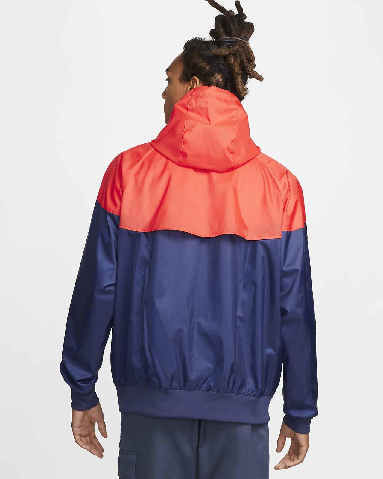 Nike Womens Windbreaker Jacket Multicolor Color Block Full Zip Hooded Logo  M | eBay