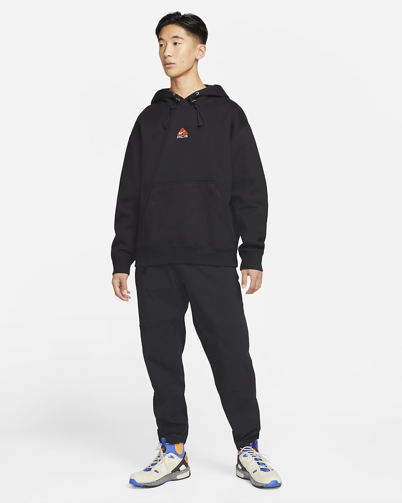 NIKE ACG スウェット HJ2460-010] Nike ACG 'Wolf Tree' Full Zip-Up Hoodie (Black