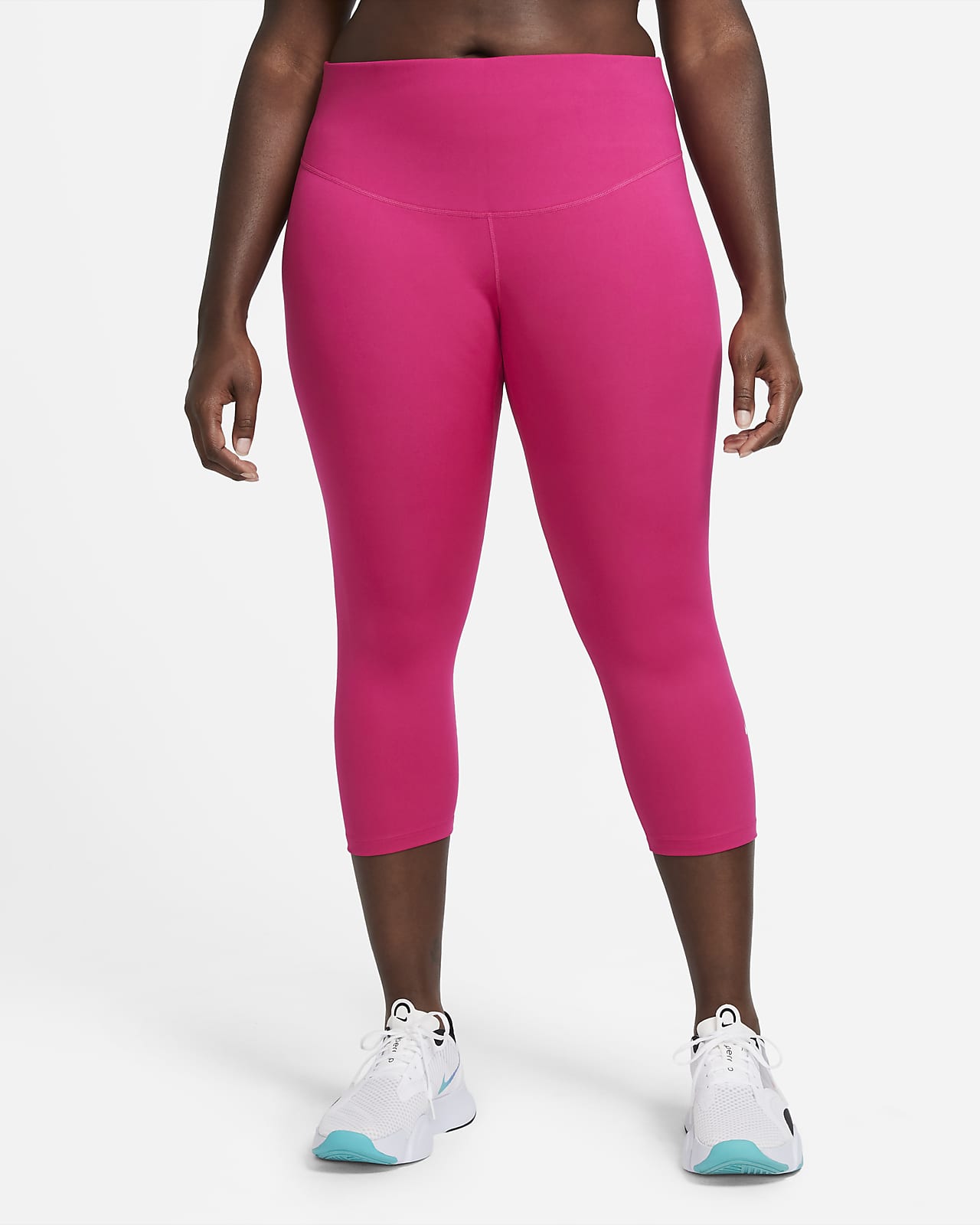 Nike Women's Pro Cropped Leggings-Plus Size