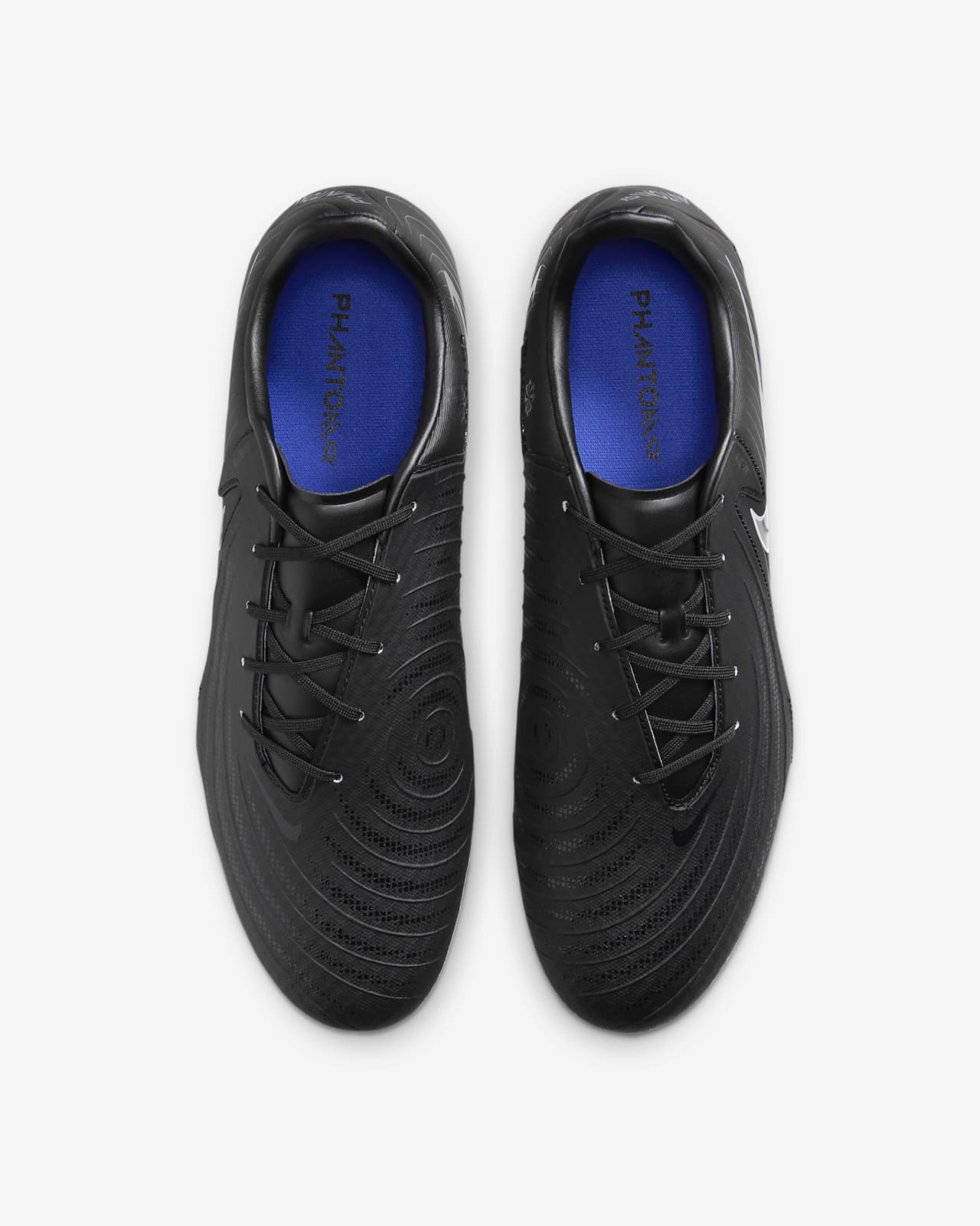 tenis de futbol nike phantom venom academy fg - negro