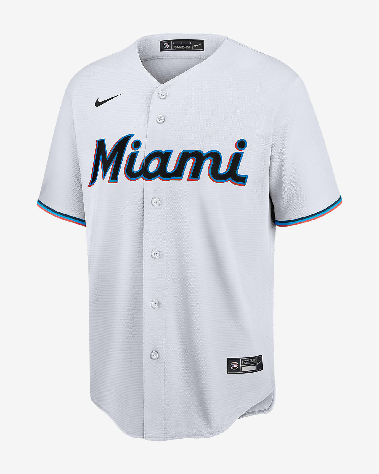 Camiseta de béisbol Replica para hombre MLB Miami Marlins.