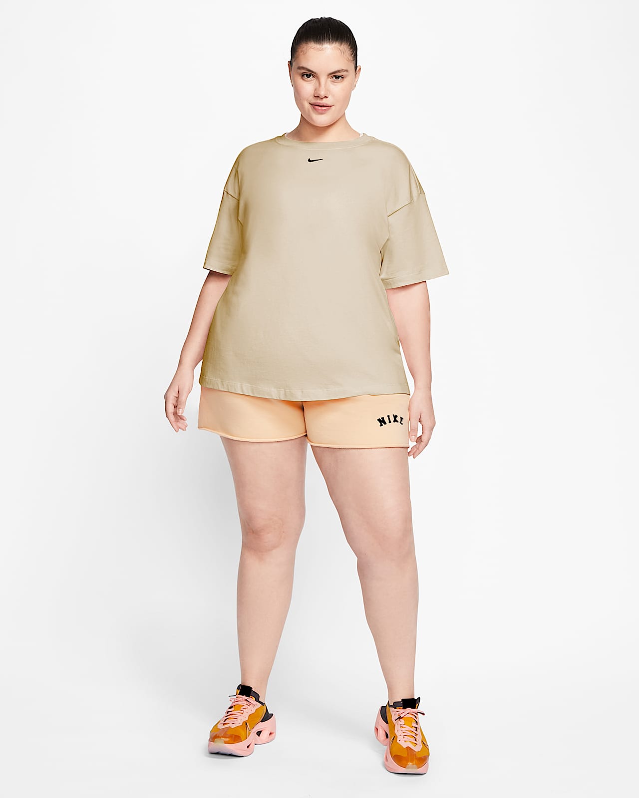 nike sportswear essential top ss plus