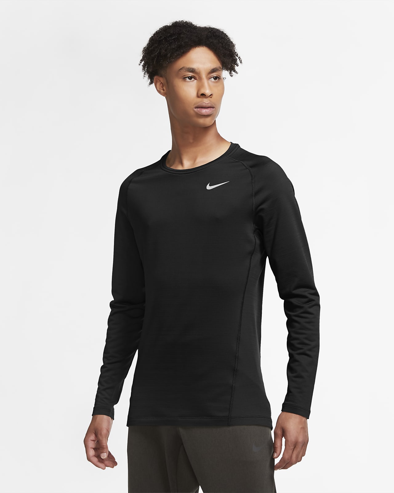 Męska koszulka z długim rękawem Nike Pro Warm